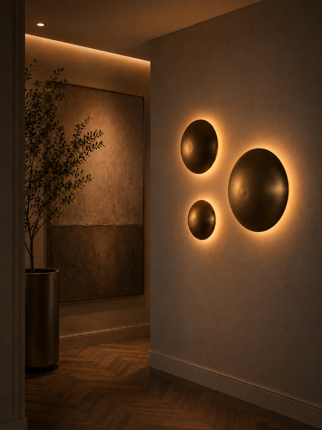 RONDO Wall Light bronze