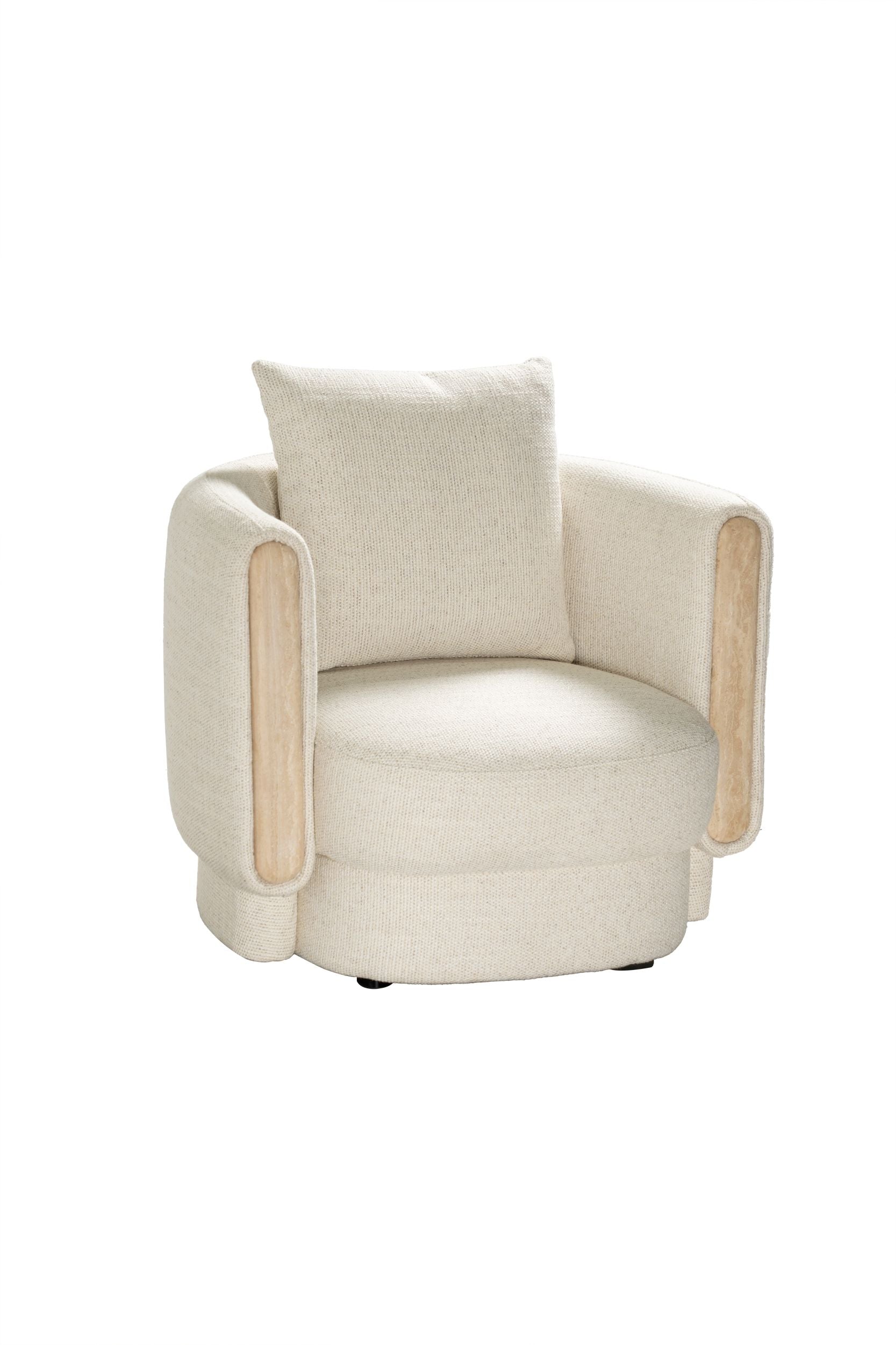 Tarida Arm Chair Travertin