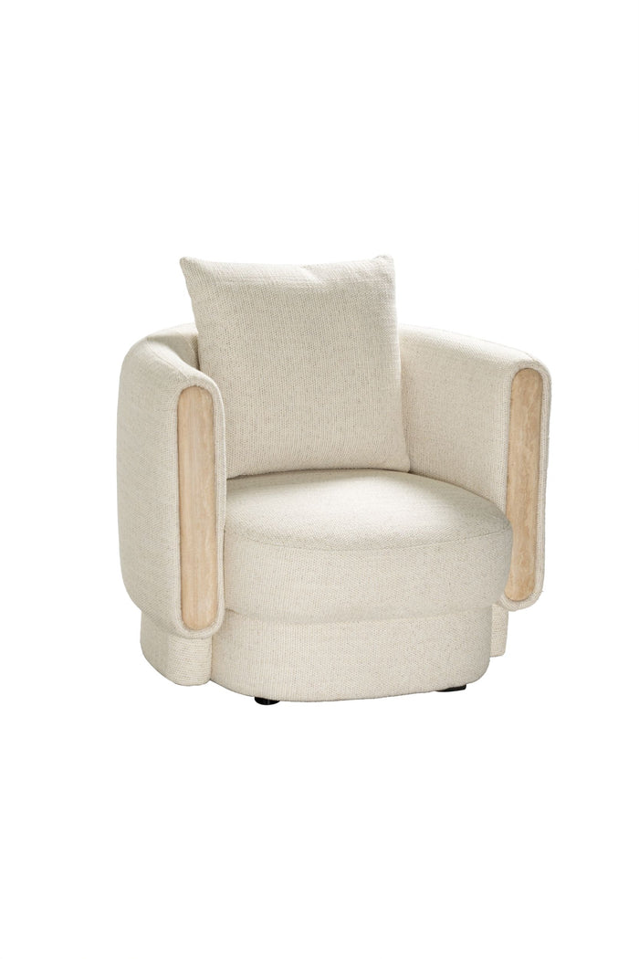 Tarida Arm Chair Travertin