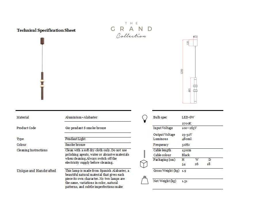GIO Pendant - Two Rings