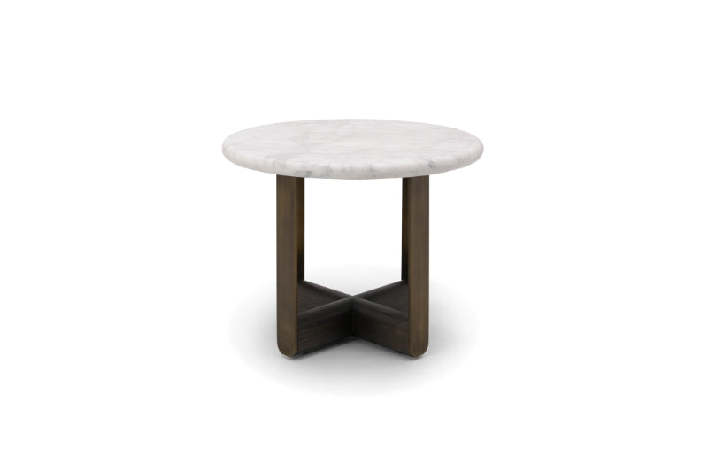 FIRENZE Side table white marble
