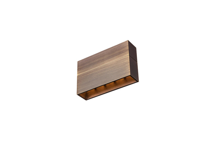 BRIDGE Foco rectangular bronce