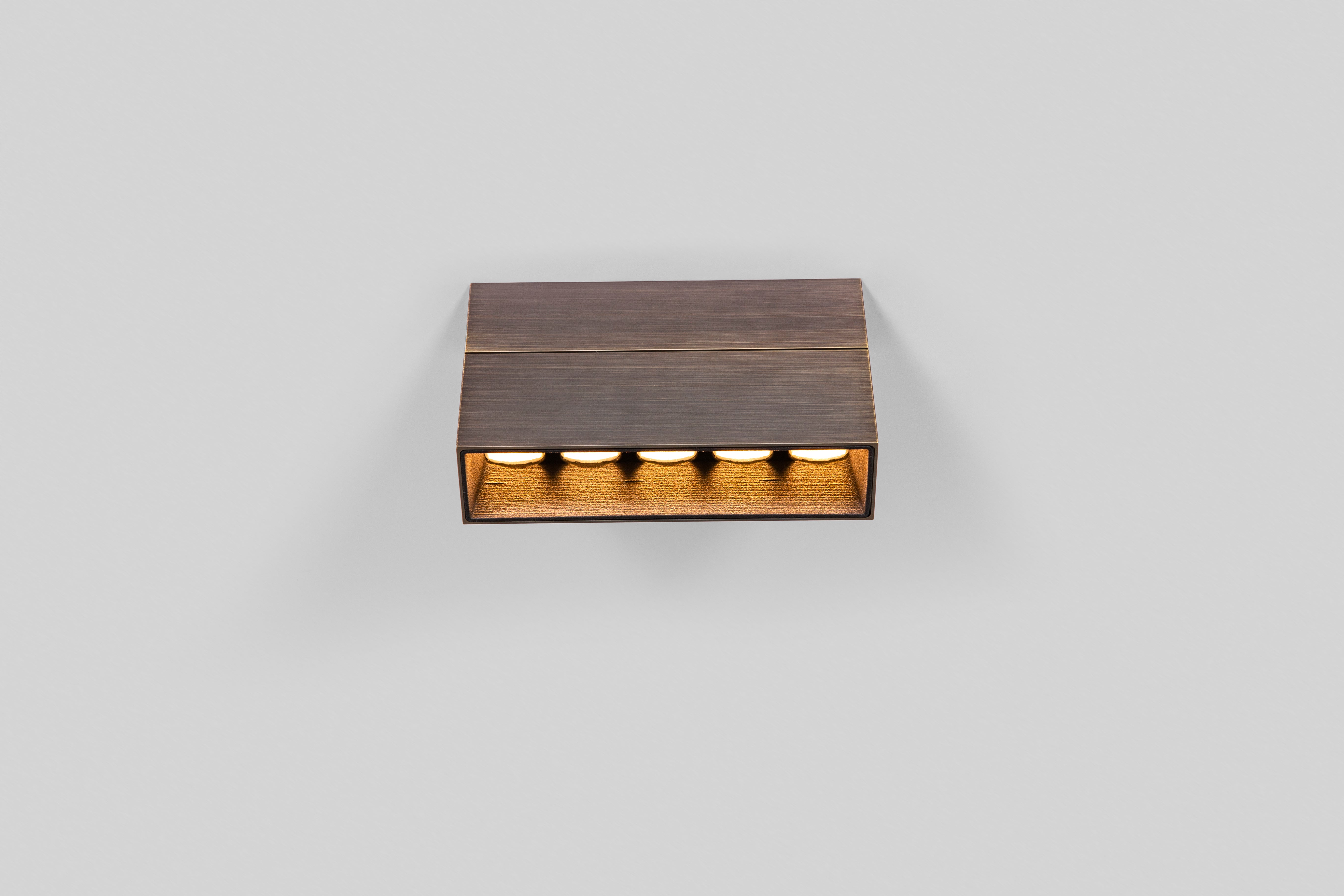 BRIDGE Rectangular spot bronze