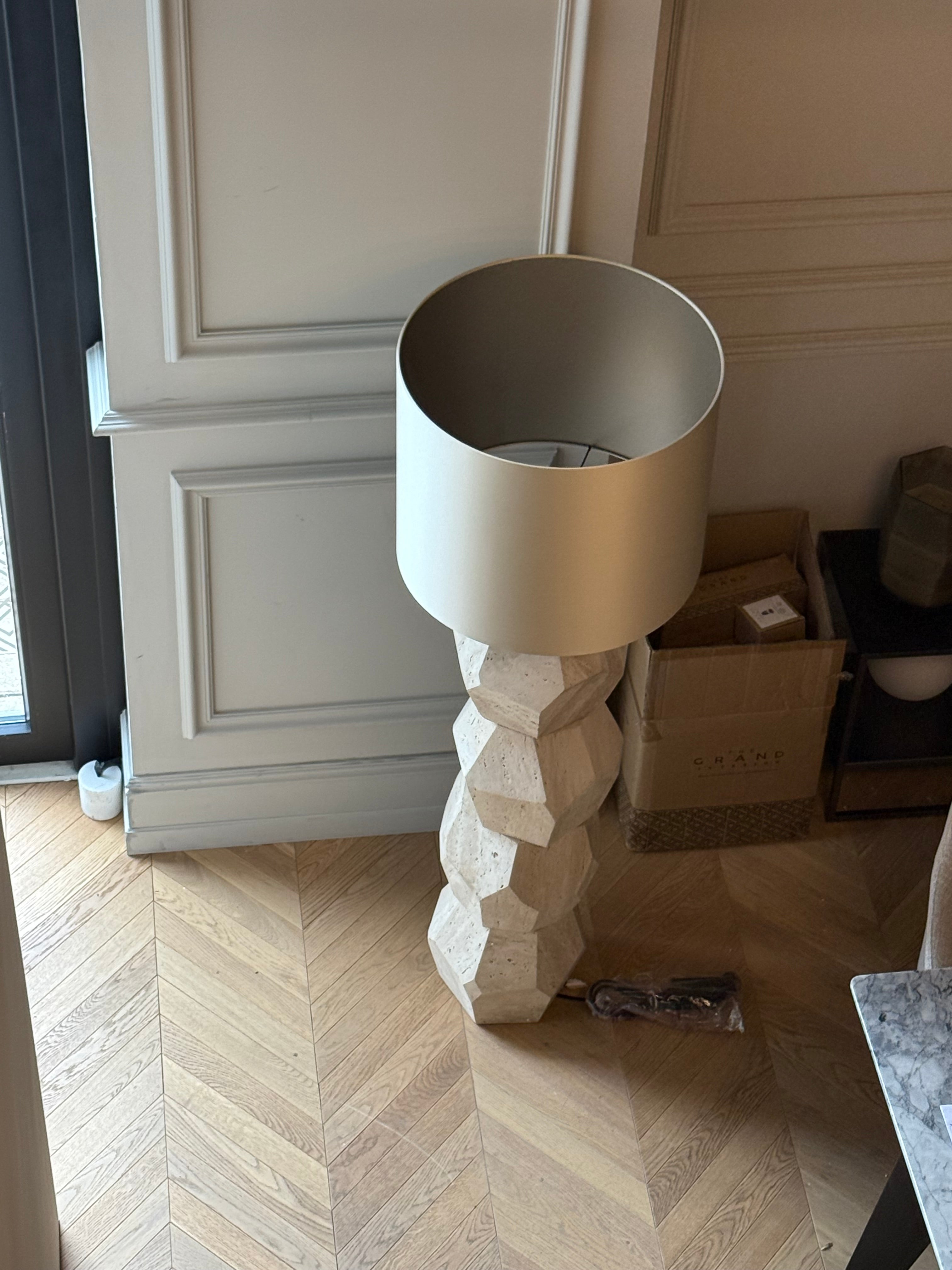 ROCCO Floor Lamp Travertine