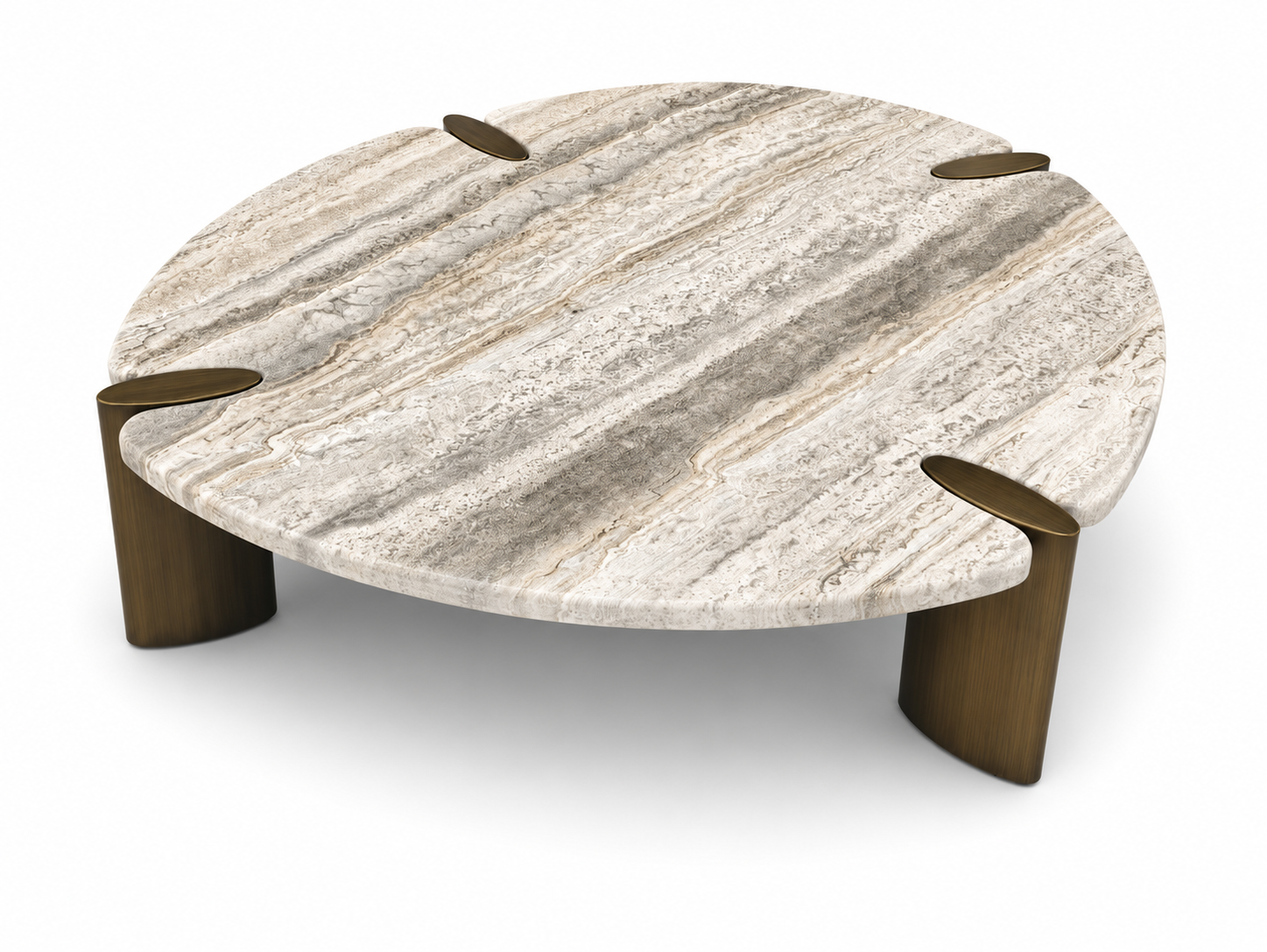 ROMANO Travertin coffee table 110/95