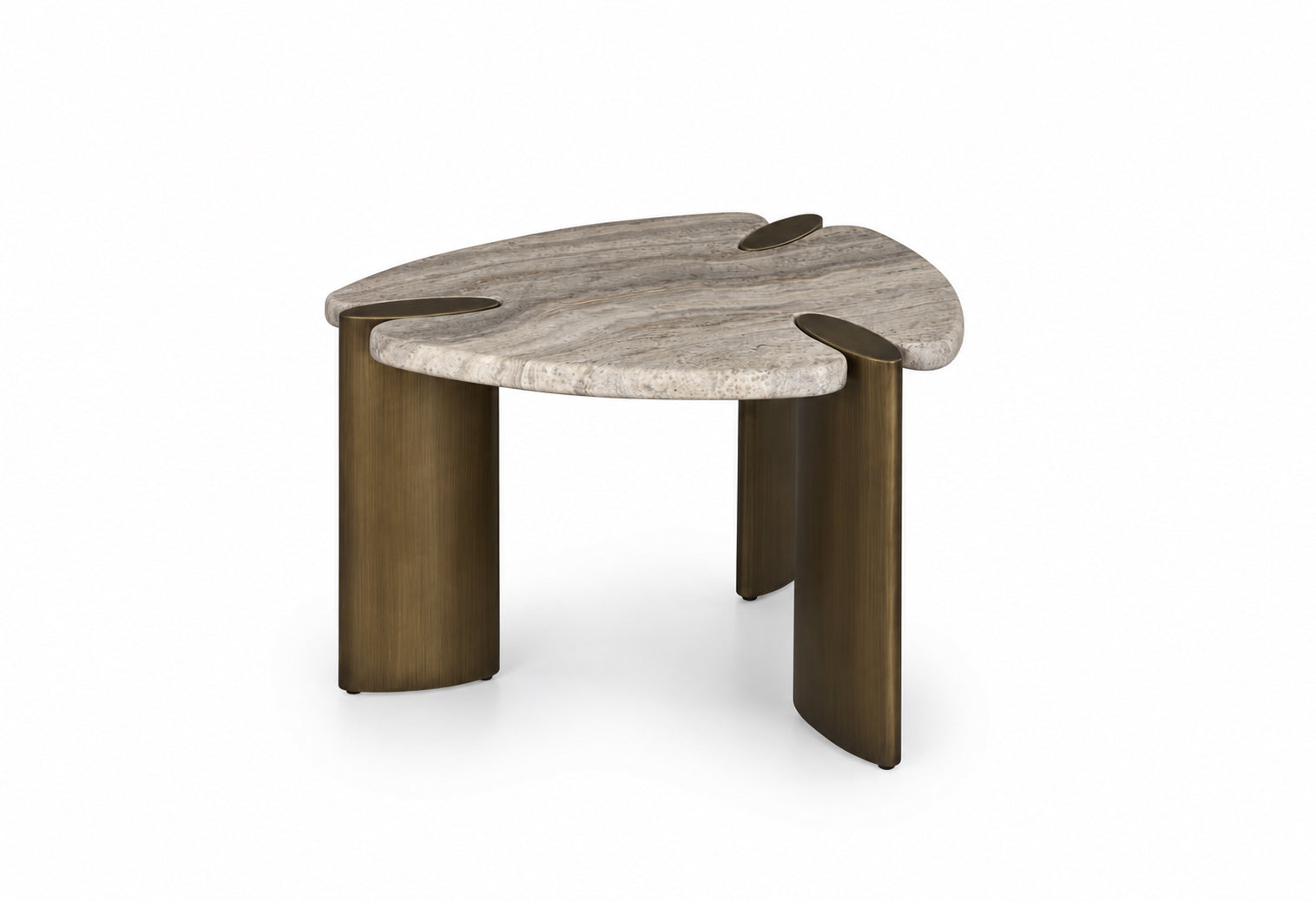 ROMANO Travertin side table