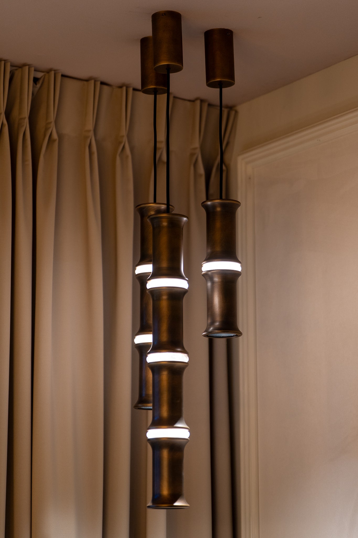 BAMBOO Pendant - Two Rings