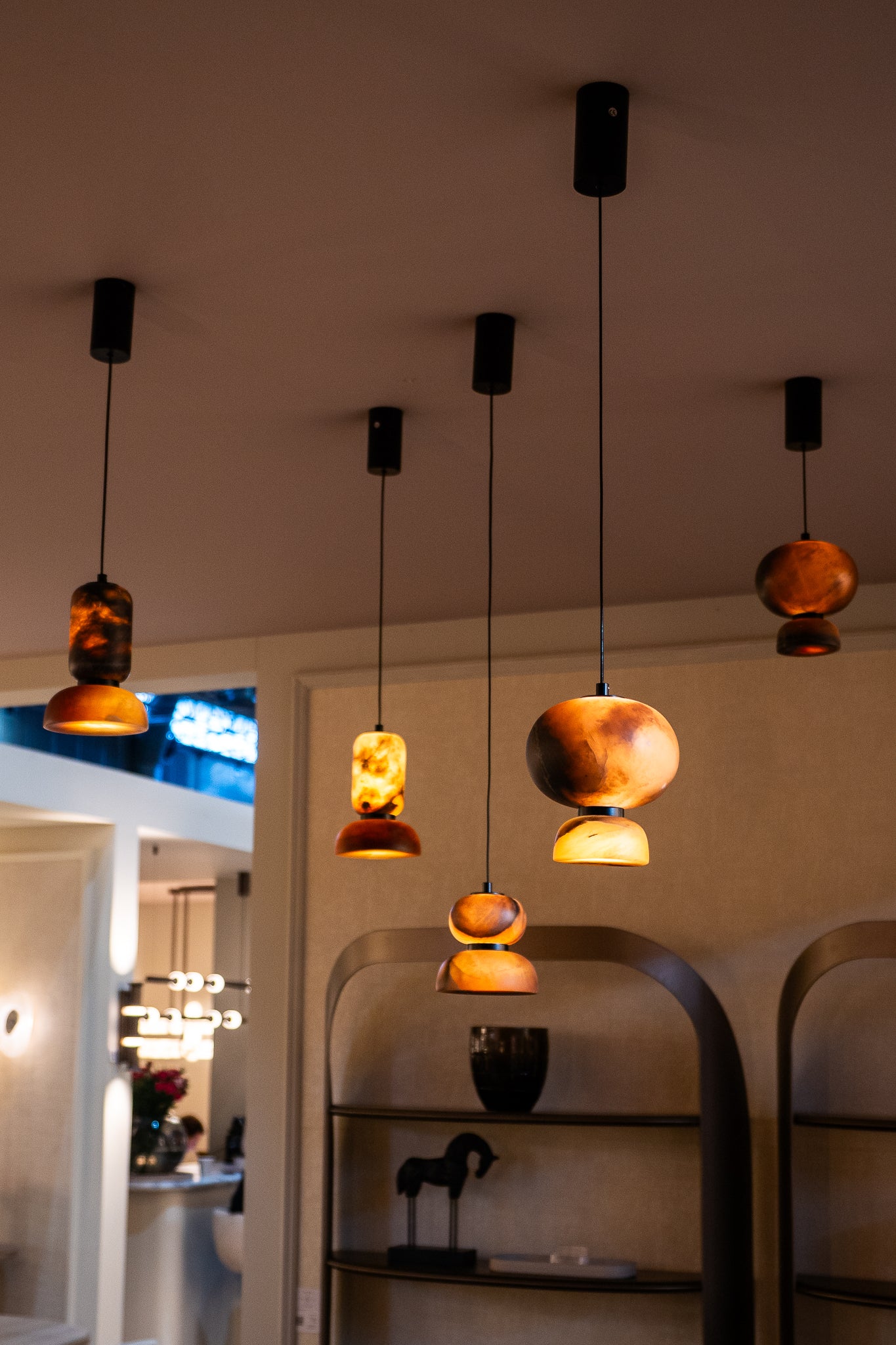 BELLE B Pendant Lava Stone