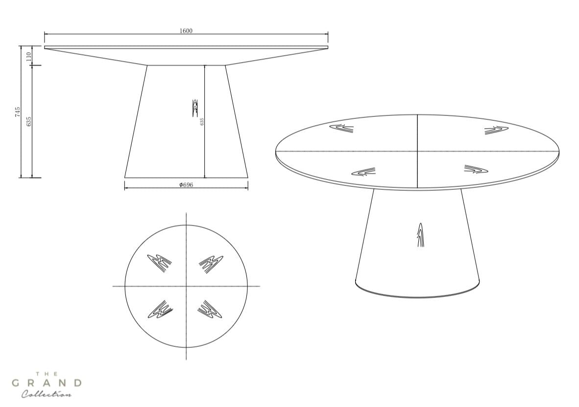 AMALFI Dining Table Round