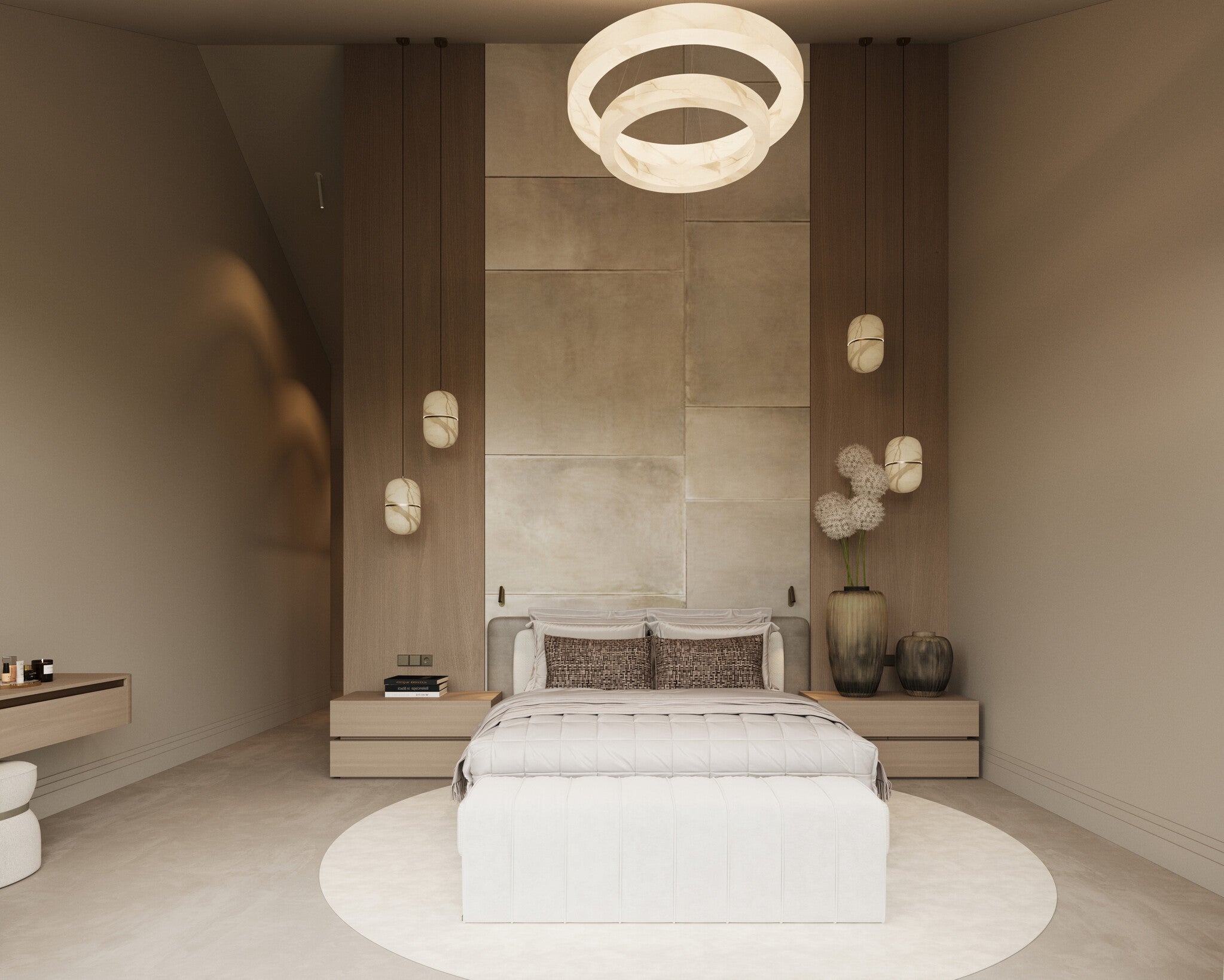 VITTORIA Chandelier Alabaster