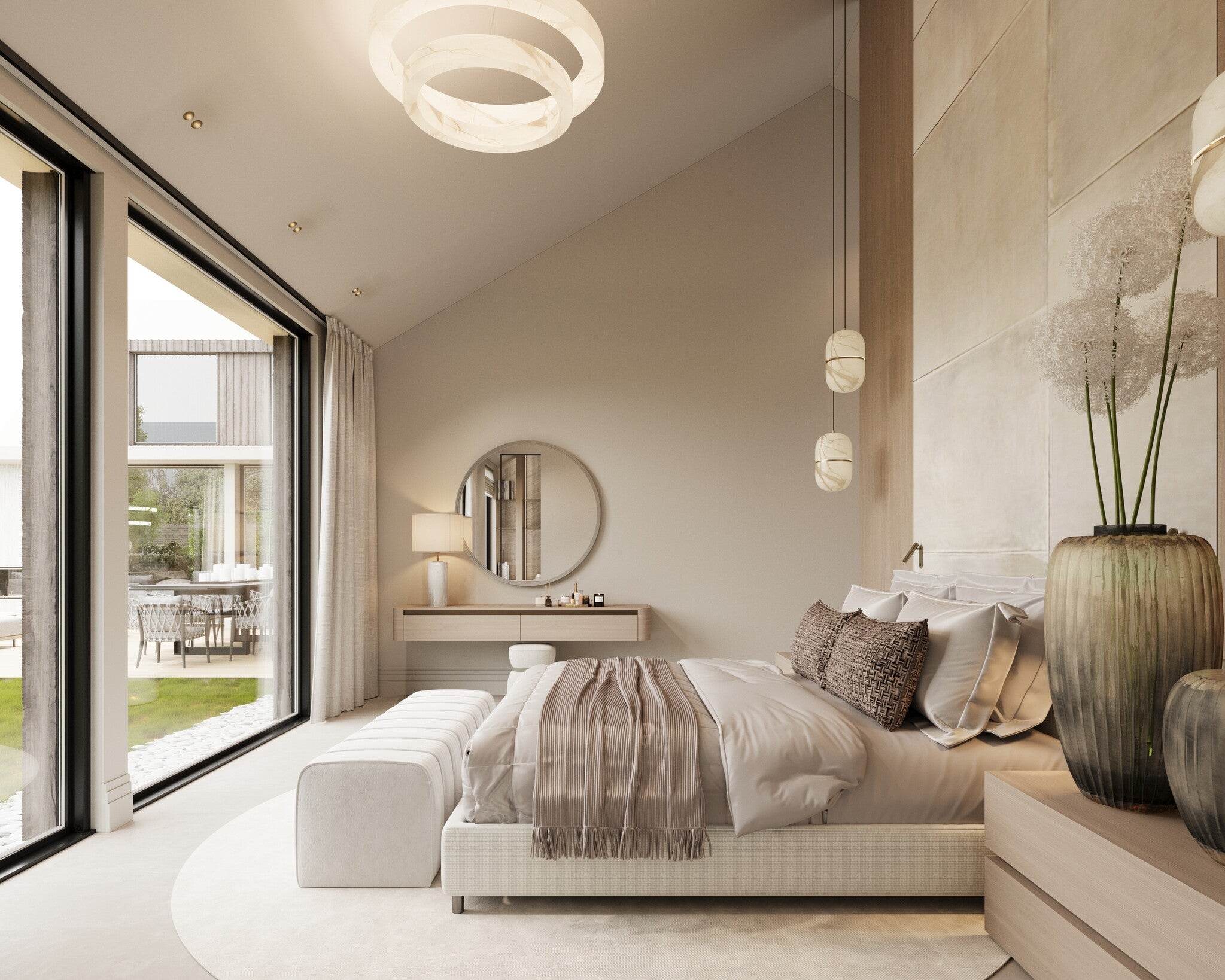 VITTORIA Chandelier Alabaster