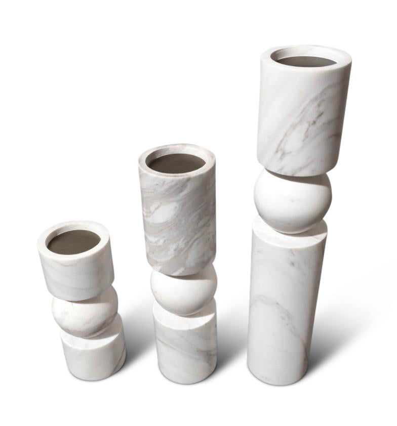 DUOMO Candle Holder Marble