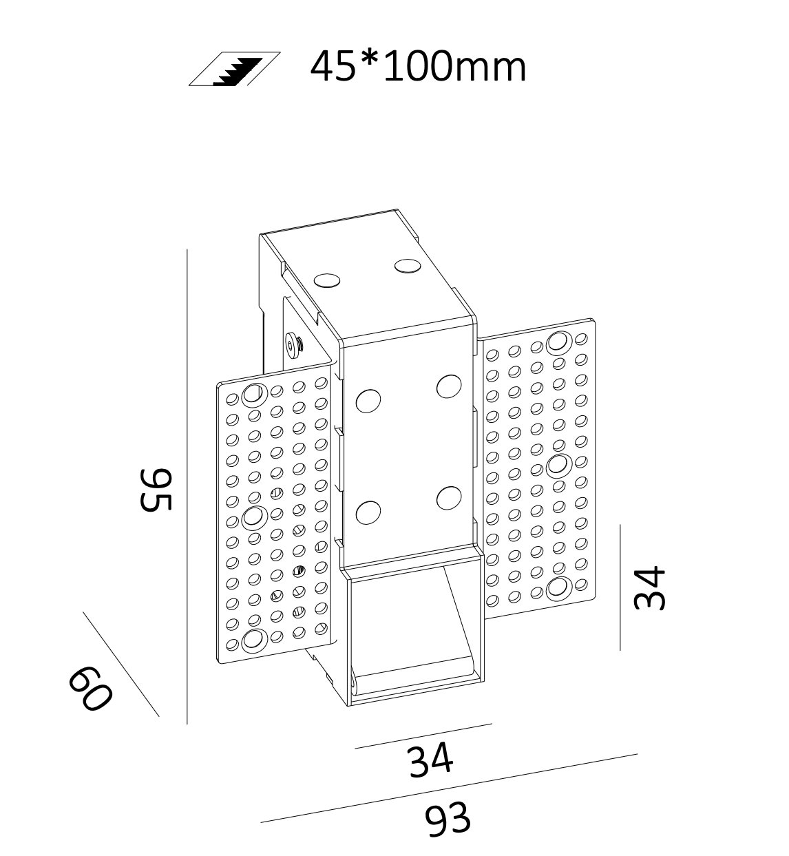 CALORE Recessed Wall Light