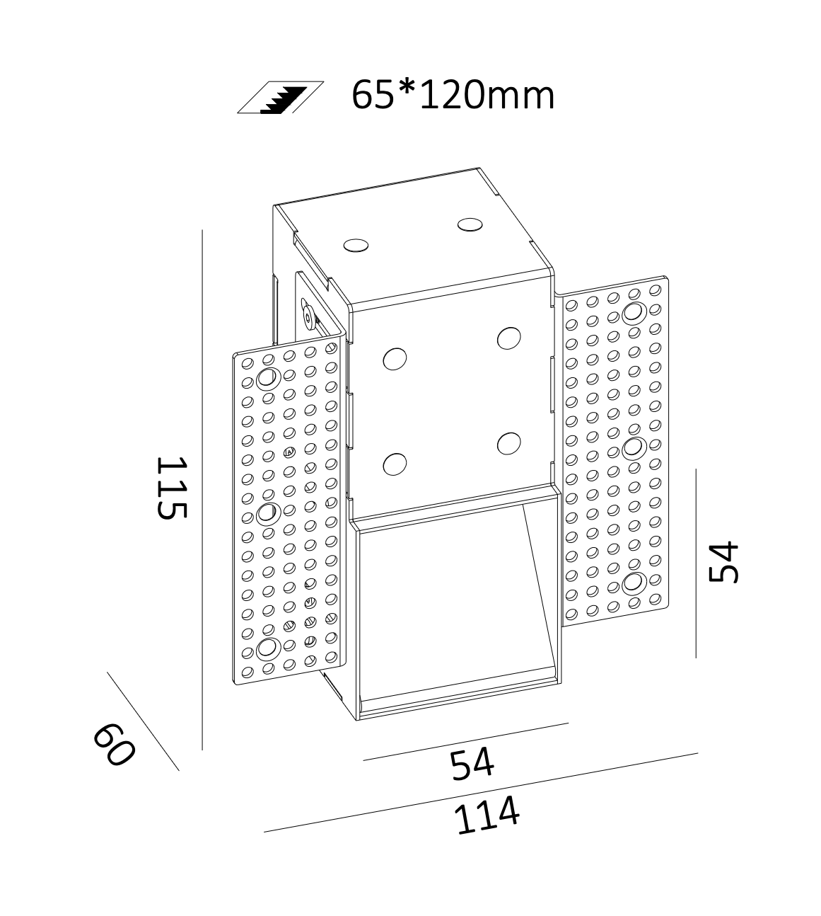CALORE Recessed Wall Light