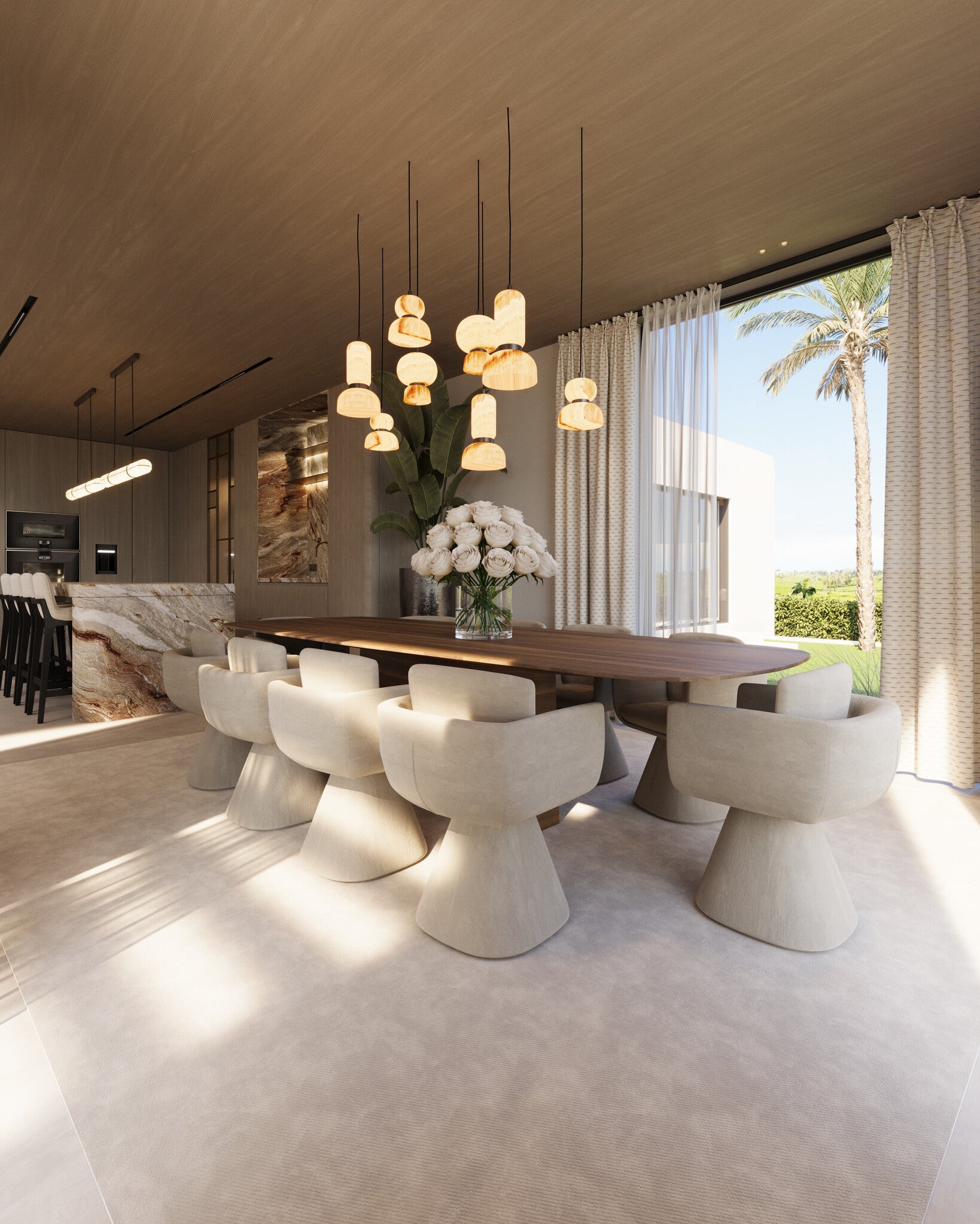 BELLE A Pendant Lava Stone