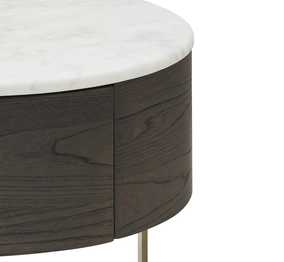 FIRENZE Nightstand White Marble