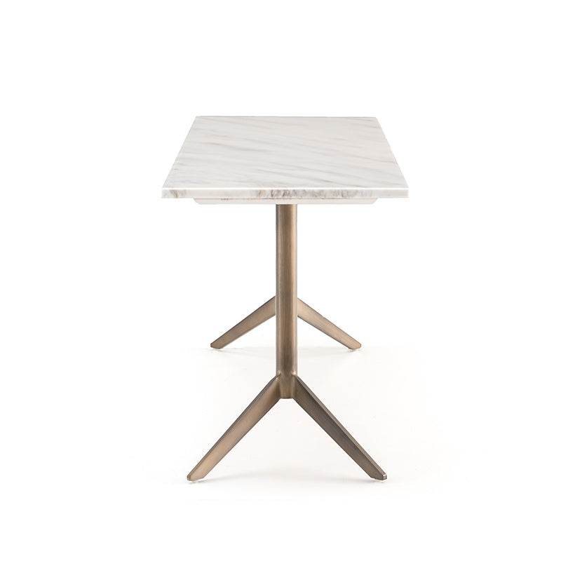 LUNA Console White Marble