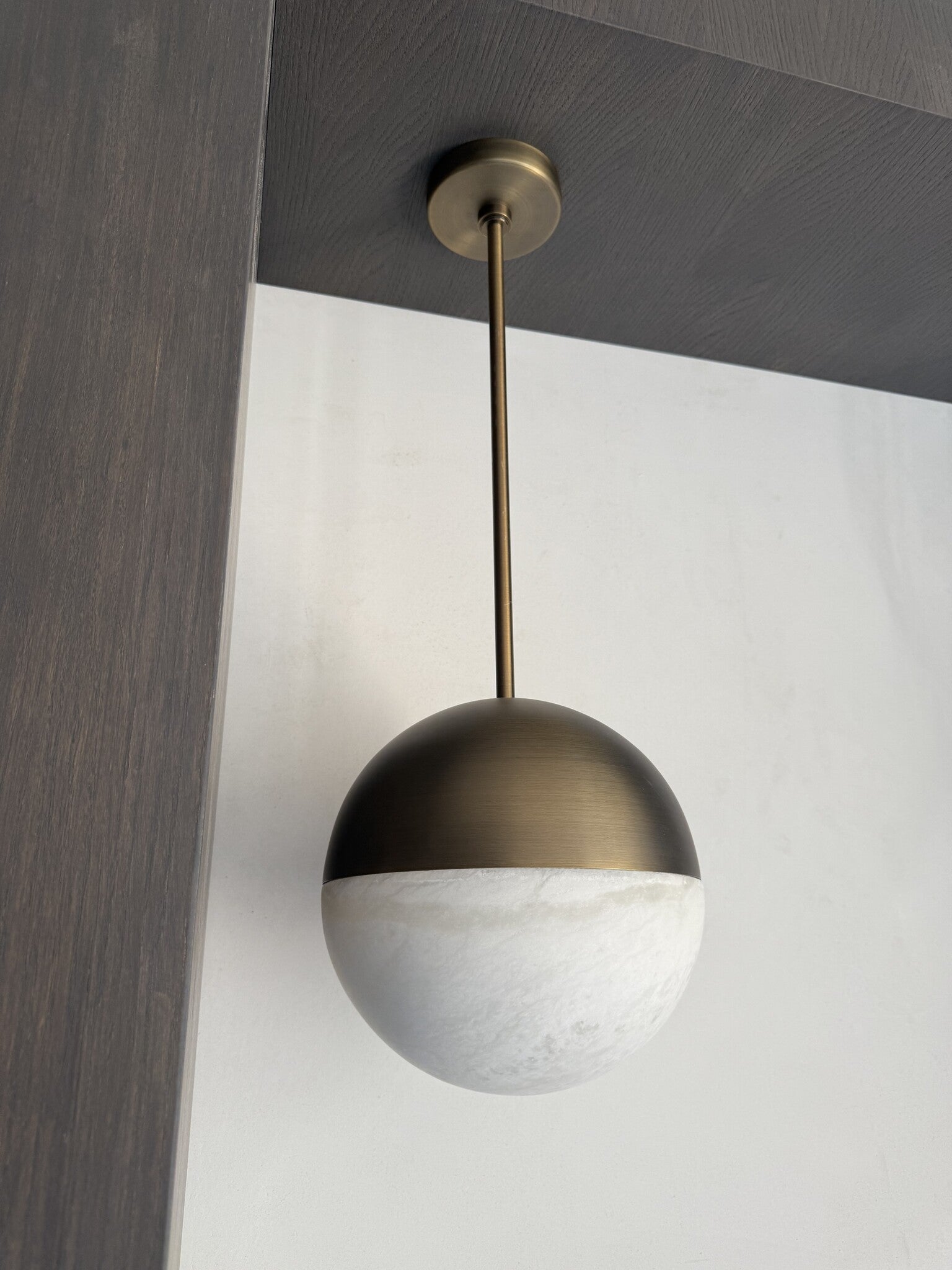 LUNA Pendant Alabaster Bronze