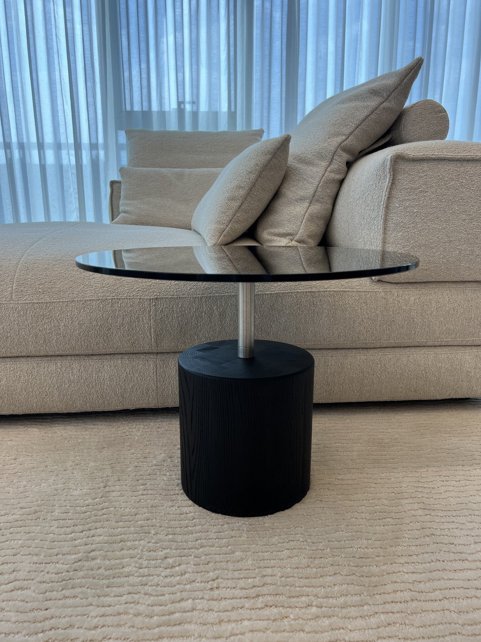 FREDO End Table Charcoal Oak