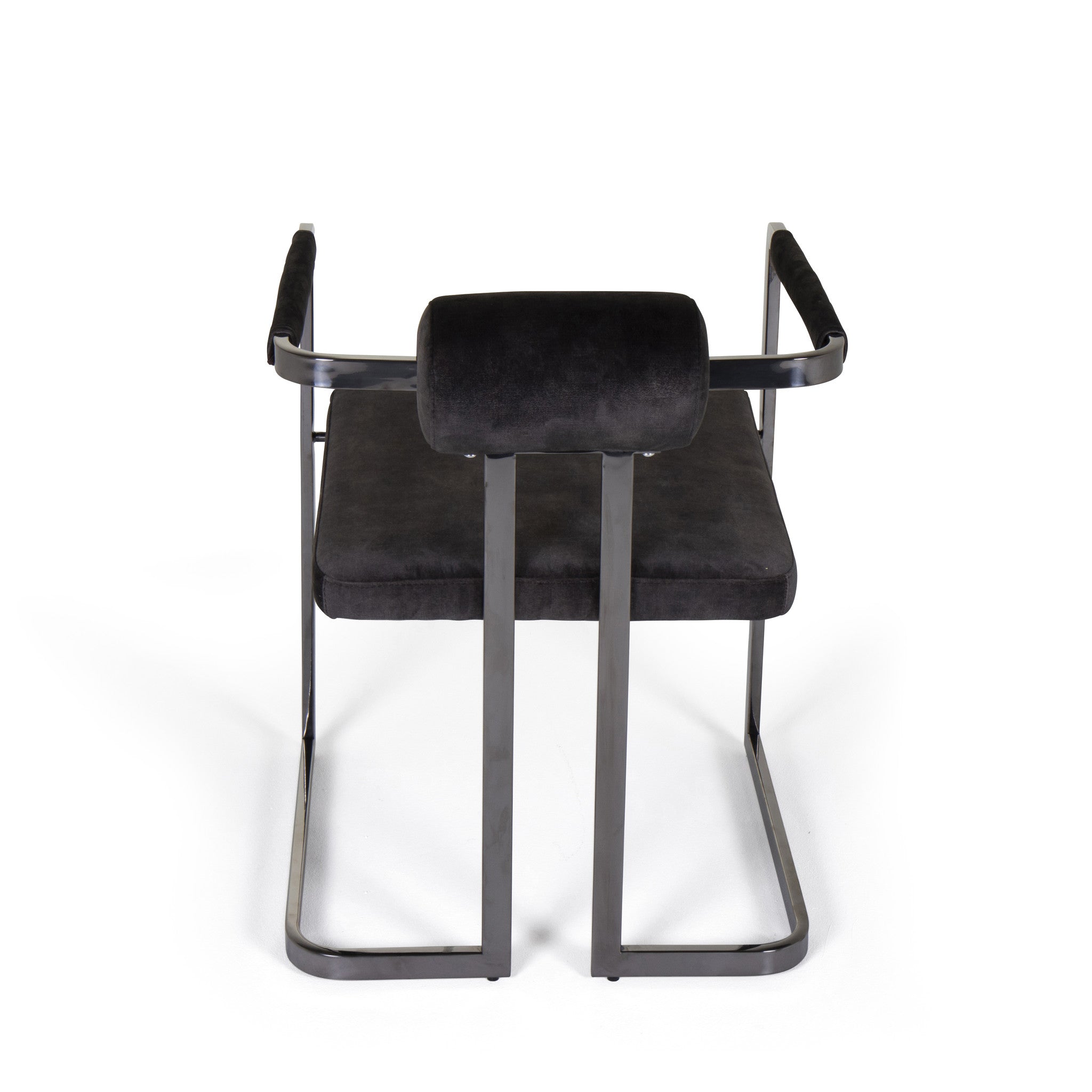 MILO Dining Chair Graphite Velvet