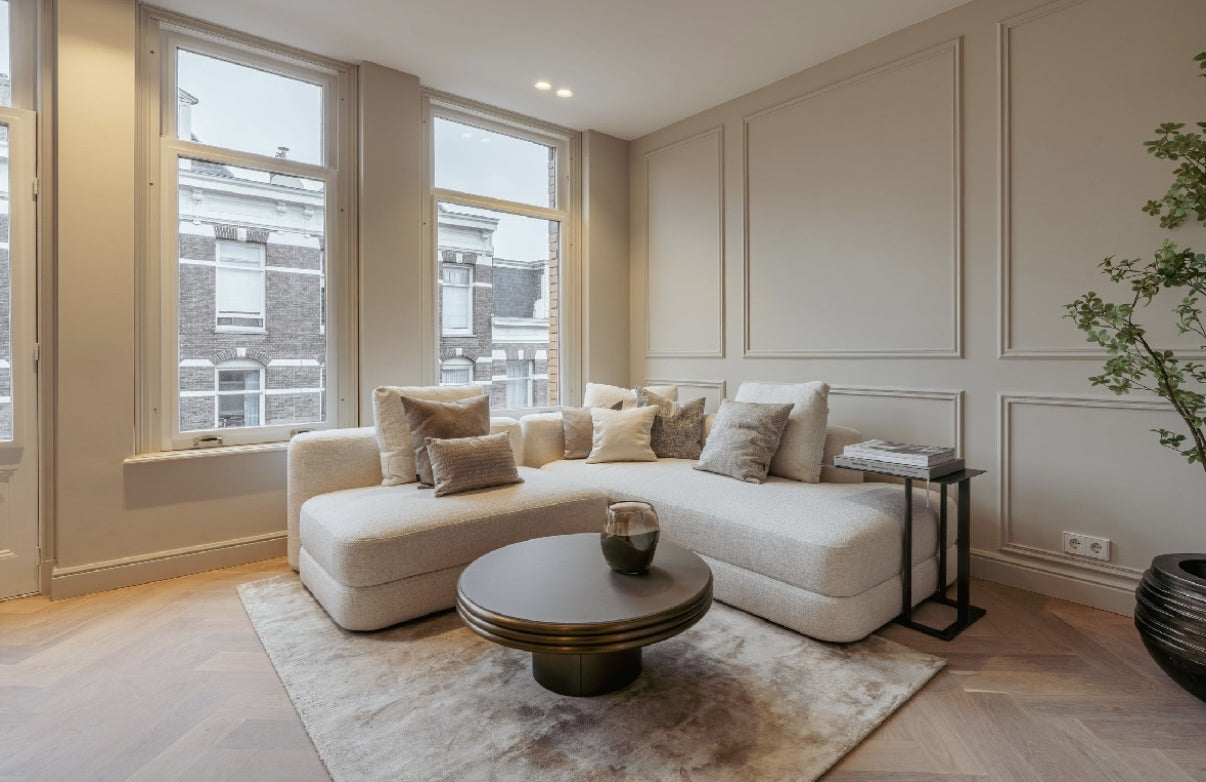 SOHO Corner Sofa White Beige