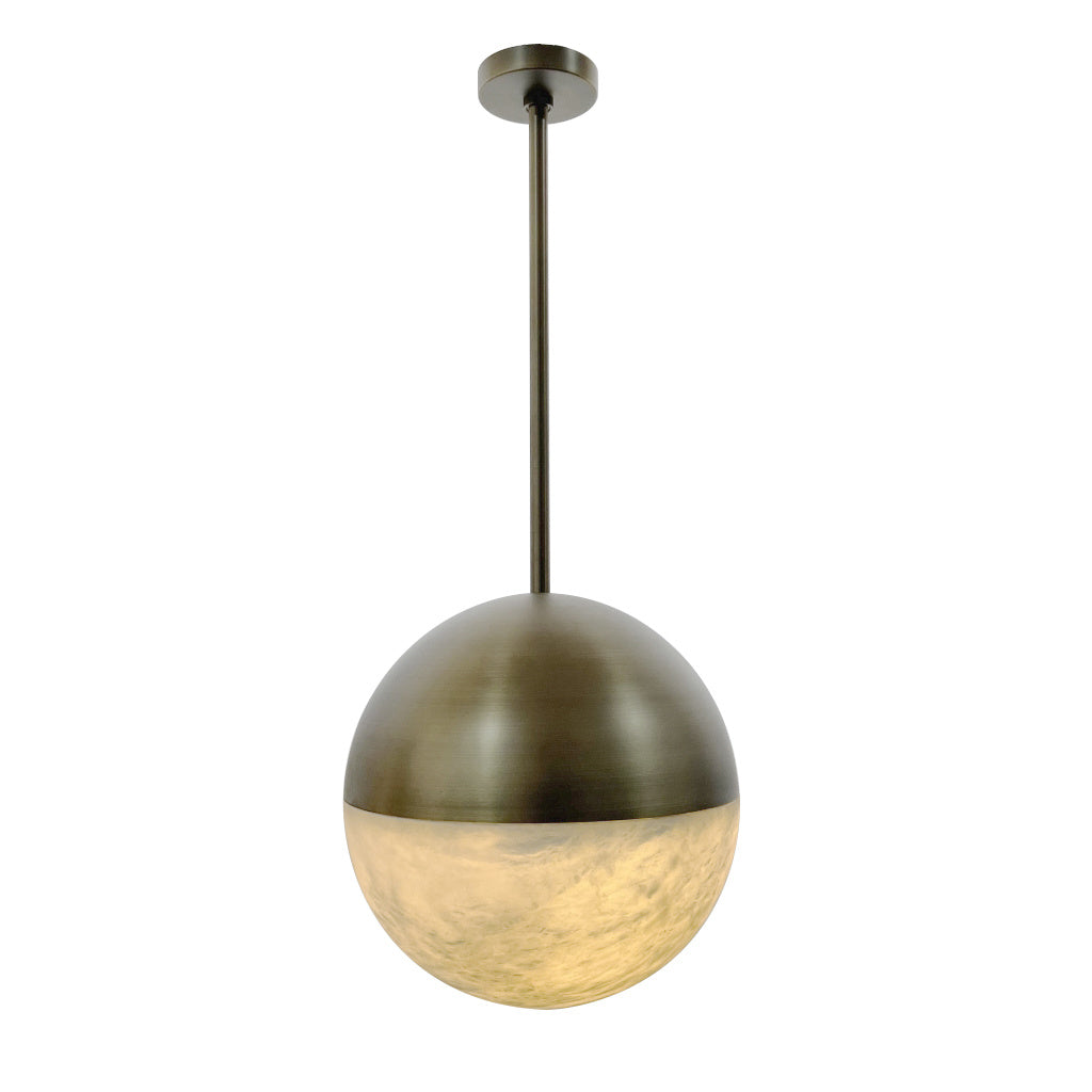 LUNA Pendant Alabaster Bronze