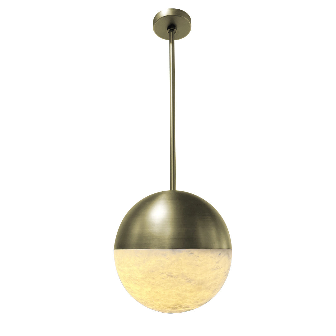 LUNA Pendant Alabaster Bronze