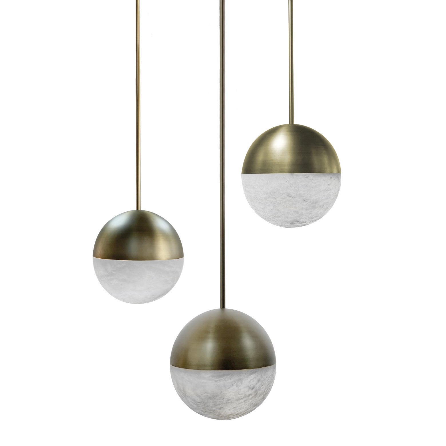 LUNA Pendant Alabaster Bronze