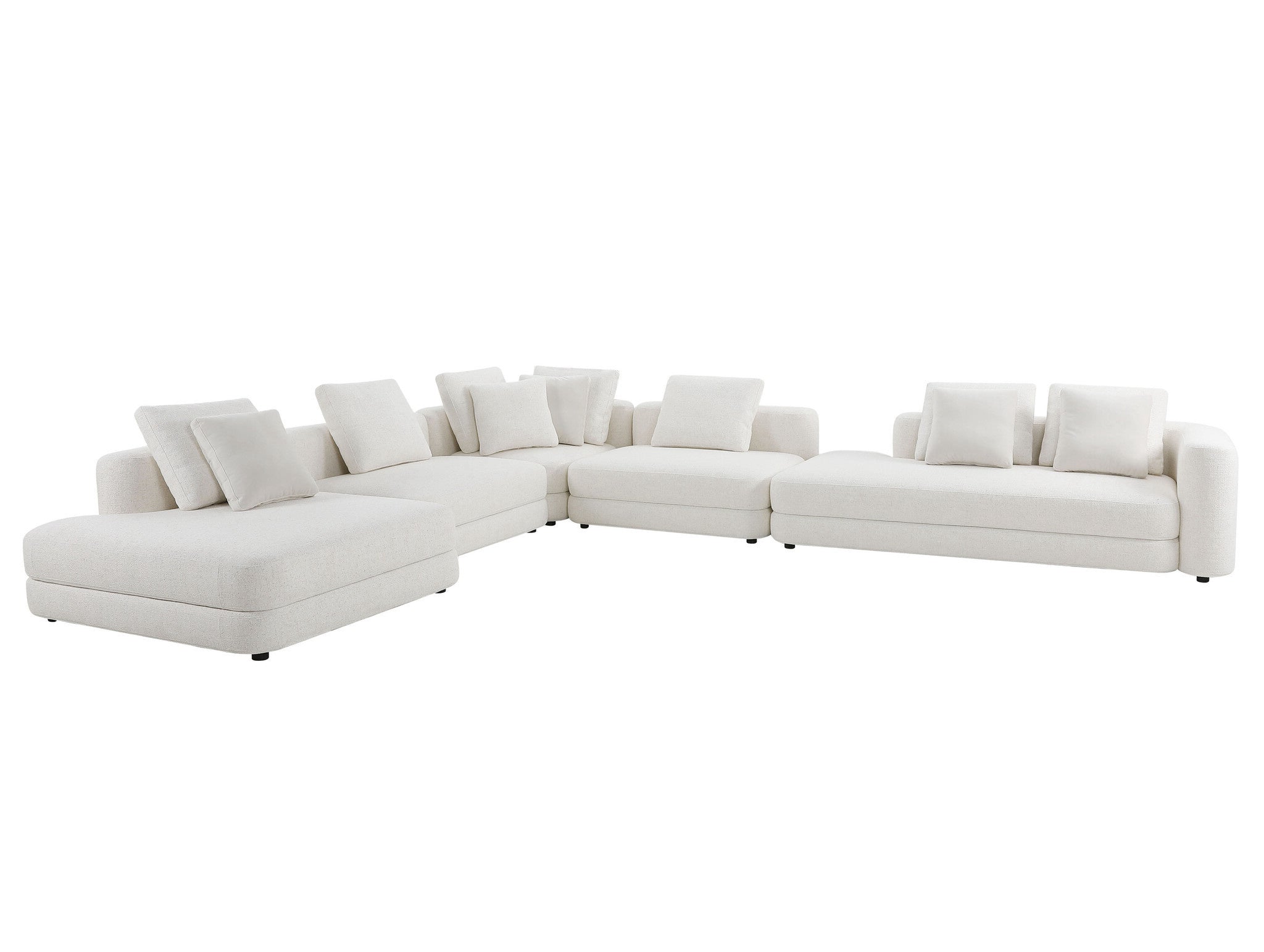 SOHO Corner Sofa White Beige