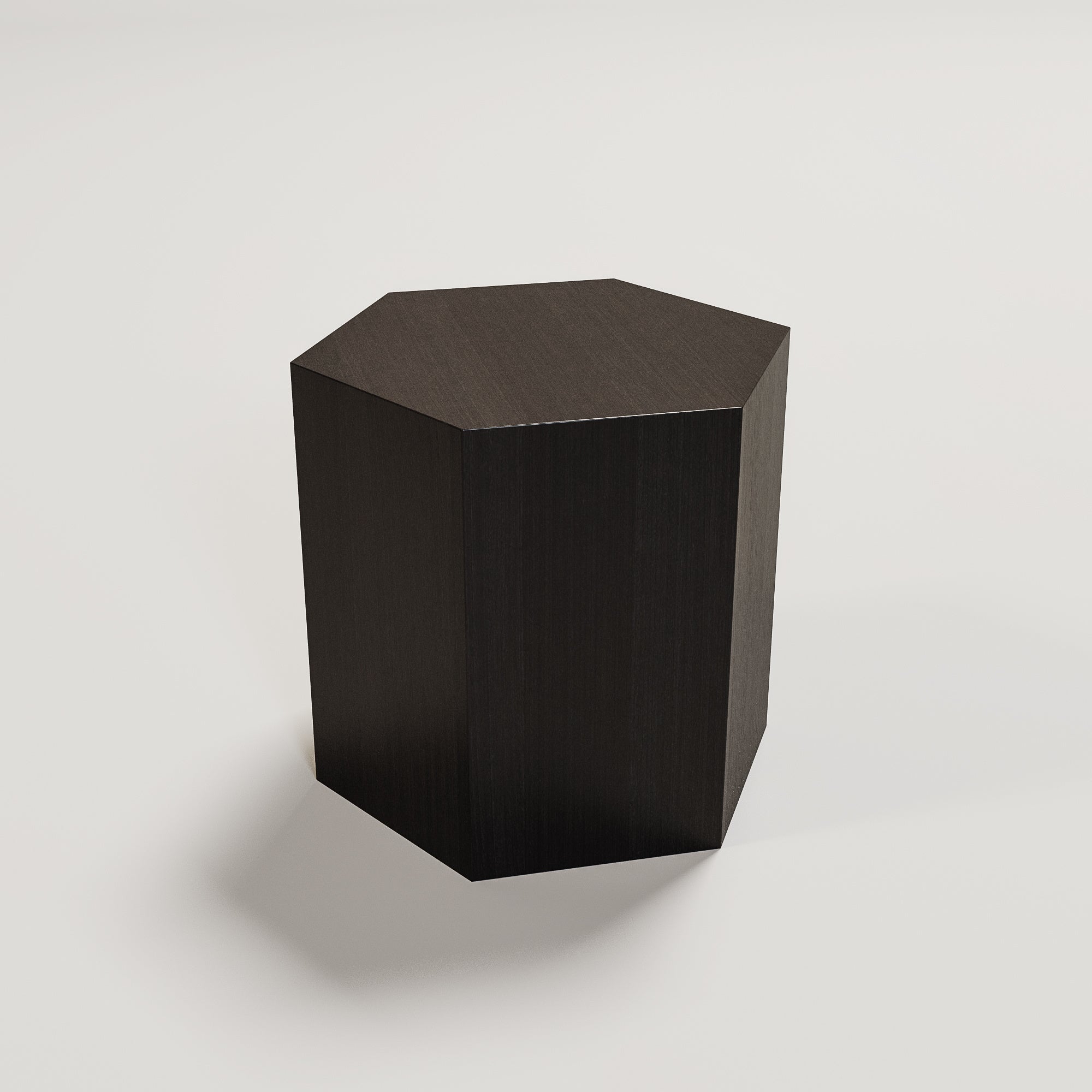SALERNO Side table Hexagon Smoke