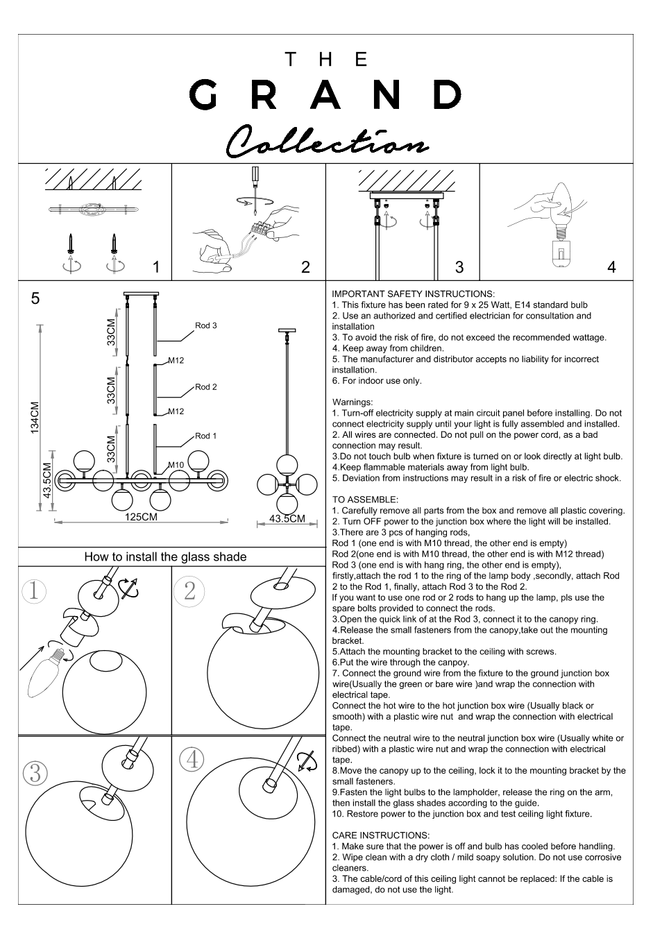 CHURCHILL Chandelier
