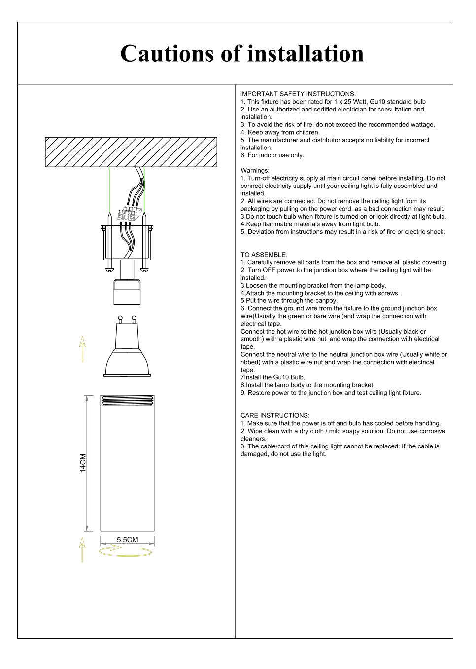 TUBES Ceiling Light