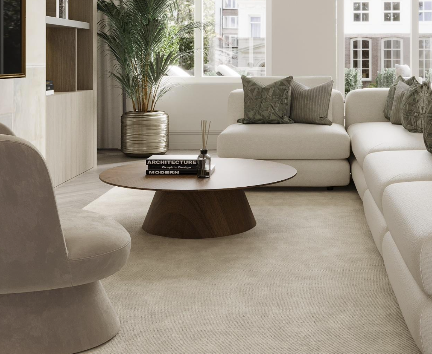 AMALFI Round Coffee Table