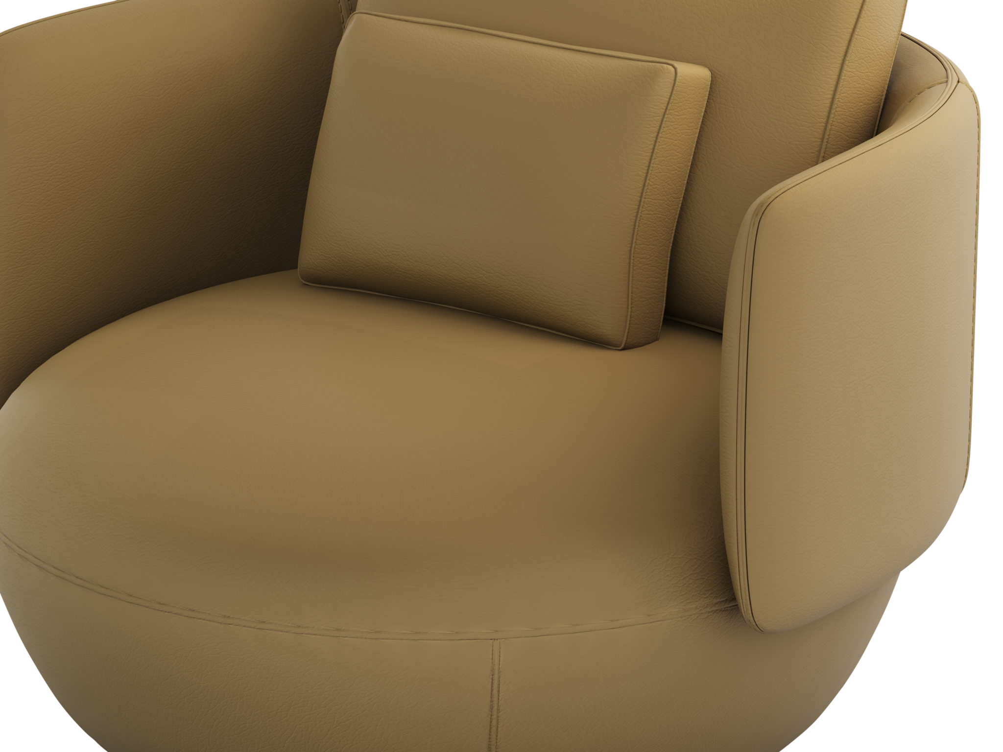 DANTE Arm Chair Full Leather Caramel
