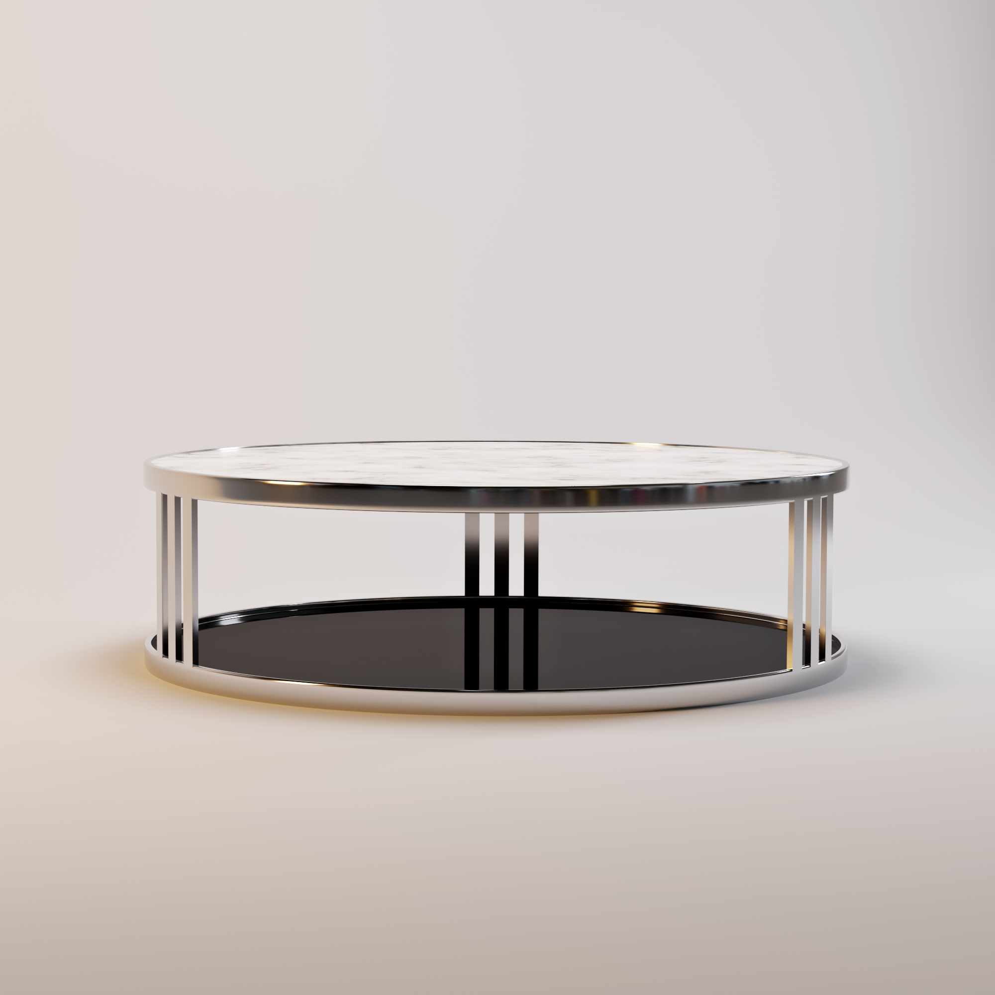 FABRIO Coffee Table White Marble