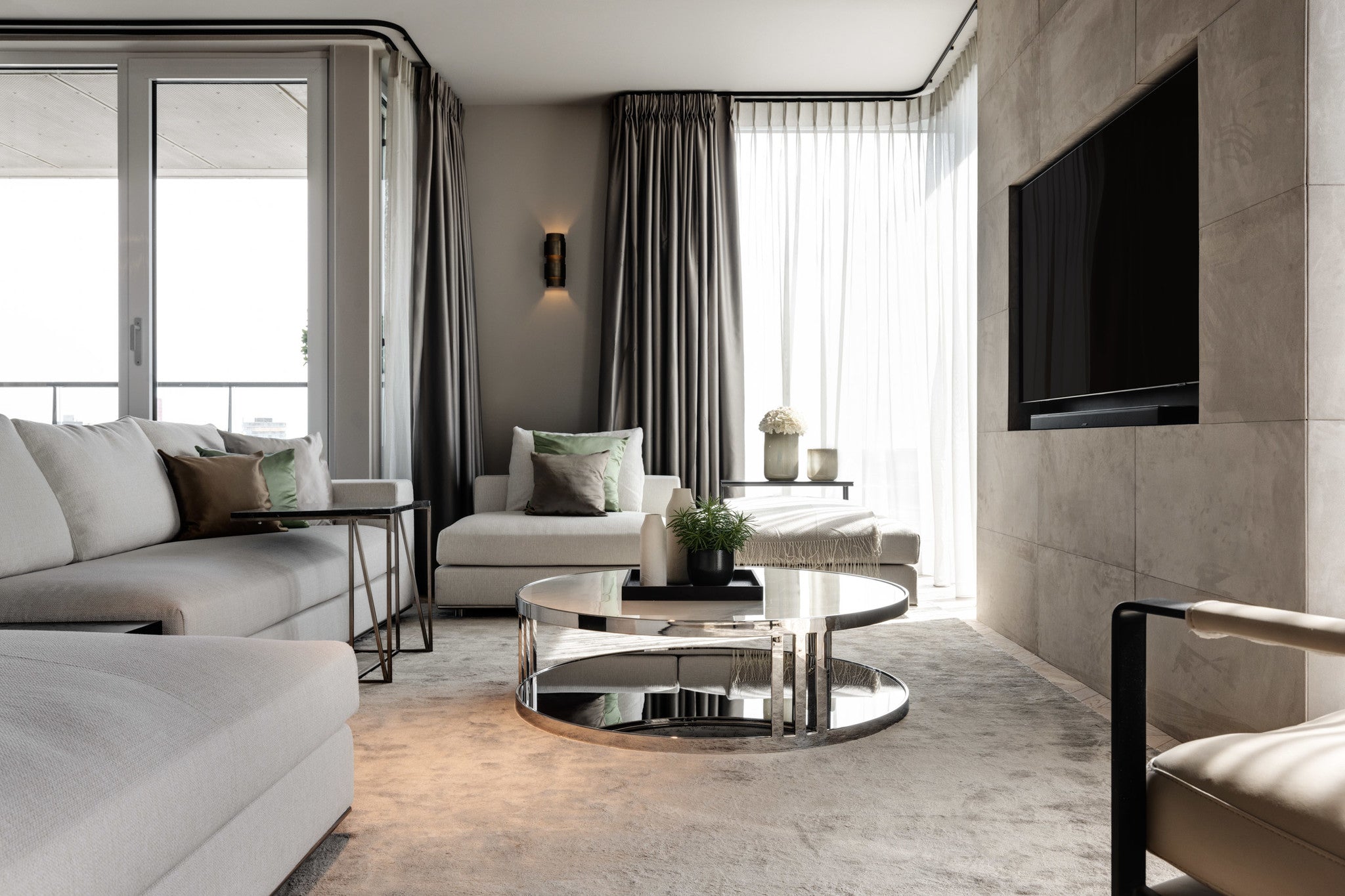 FABRIO Coffee Table White Marble