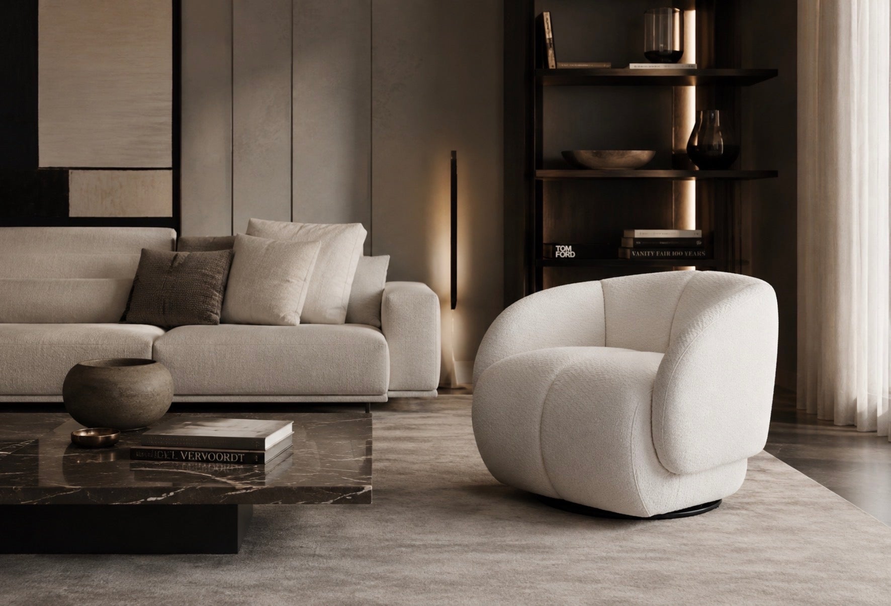 ANGELICA armchair swivel