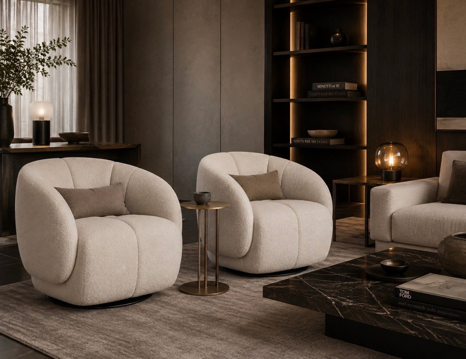 ANGELICA armchair swivel