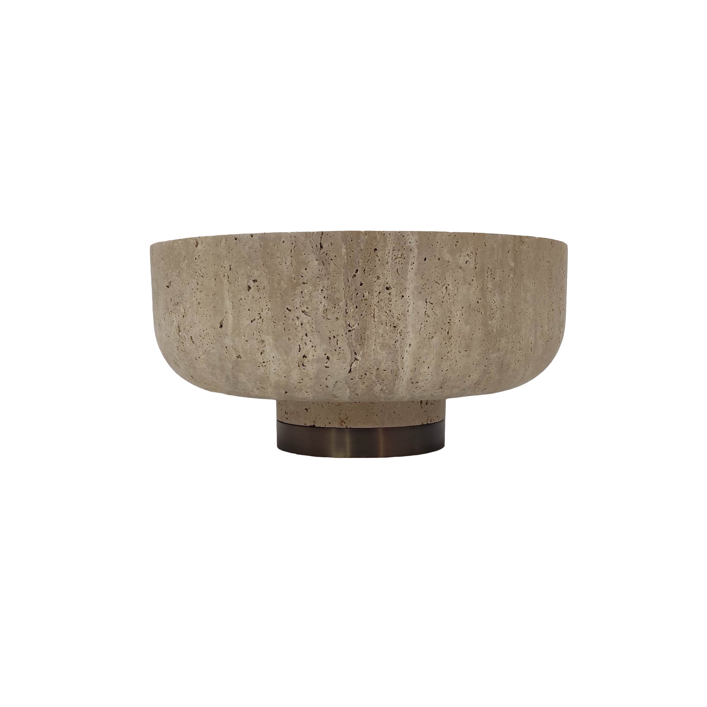 CELESTI Bowl Travertin