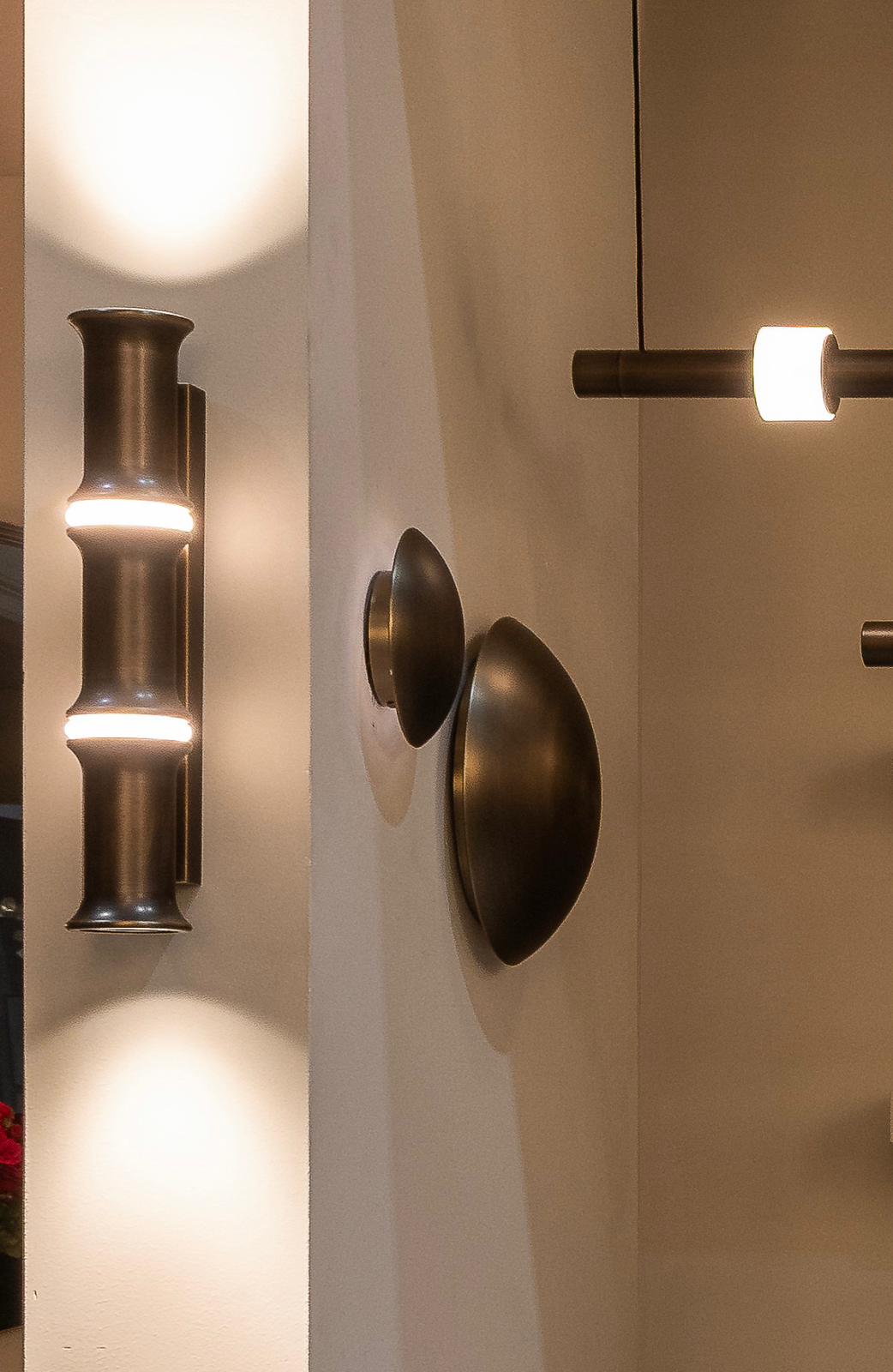 BAMBOO Wall Light M - Two Rings