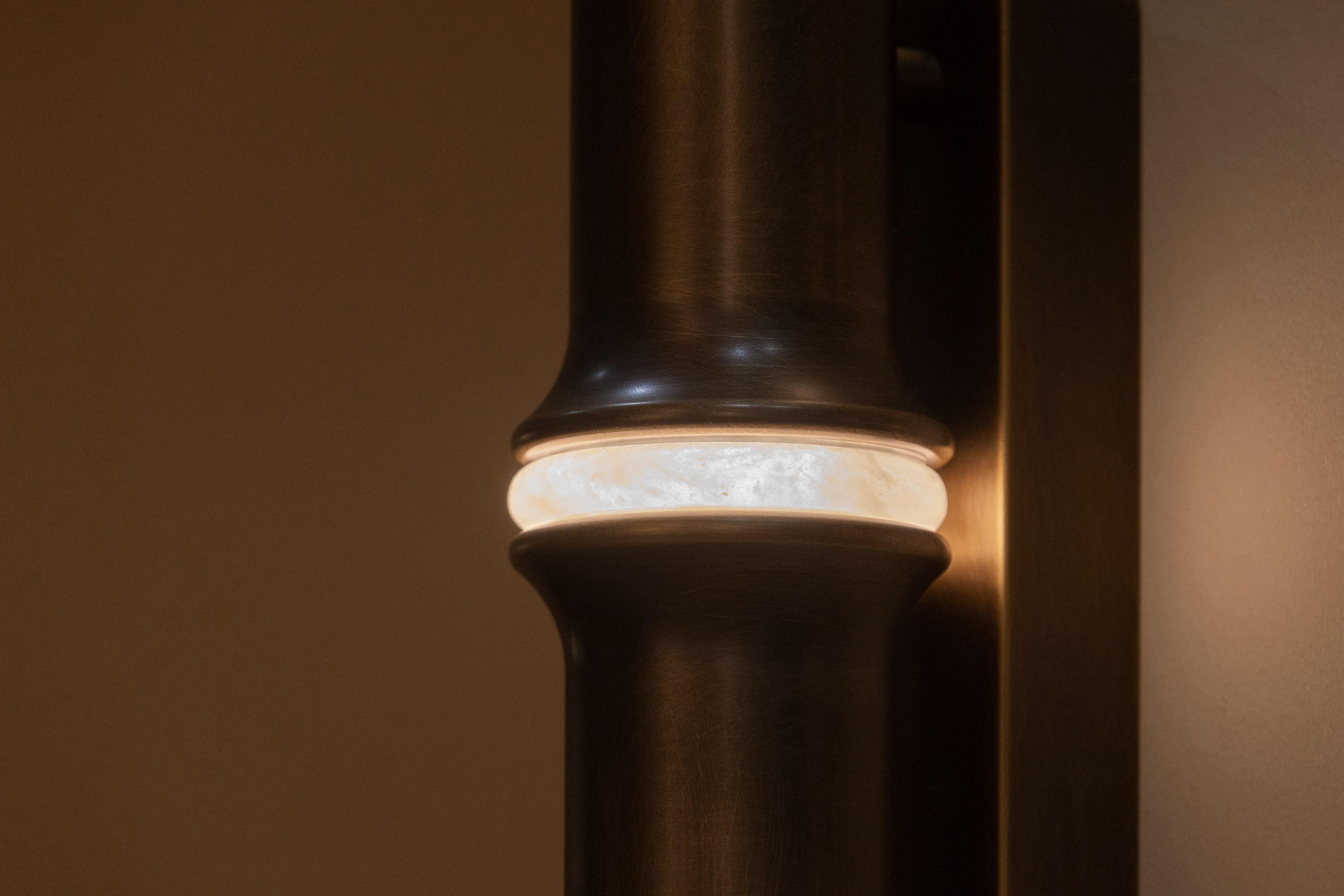BAMBOO Wall Light M - Two Rings