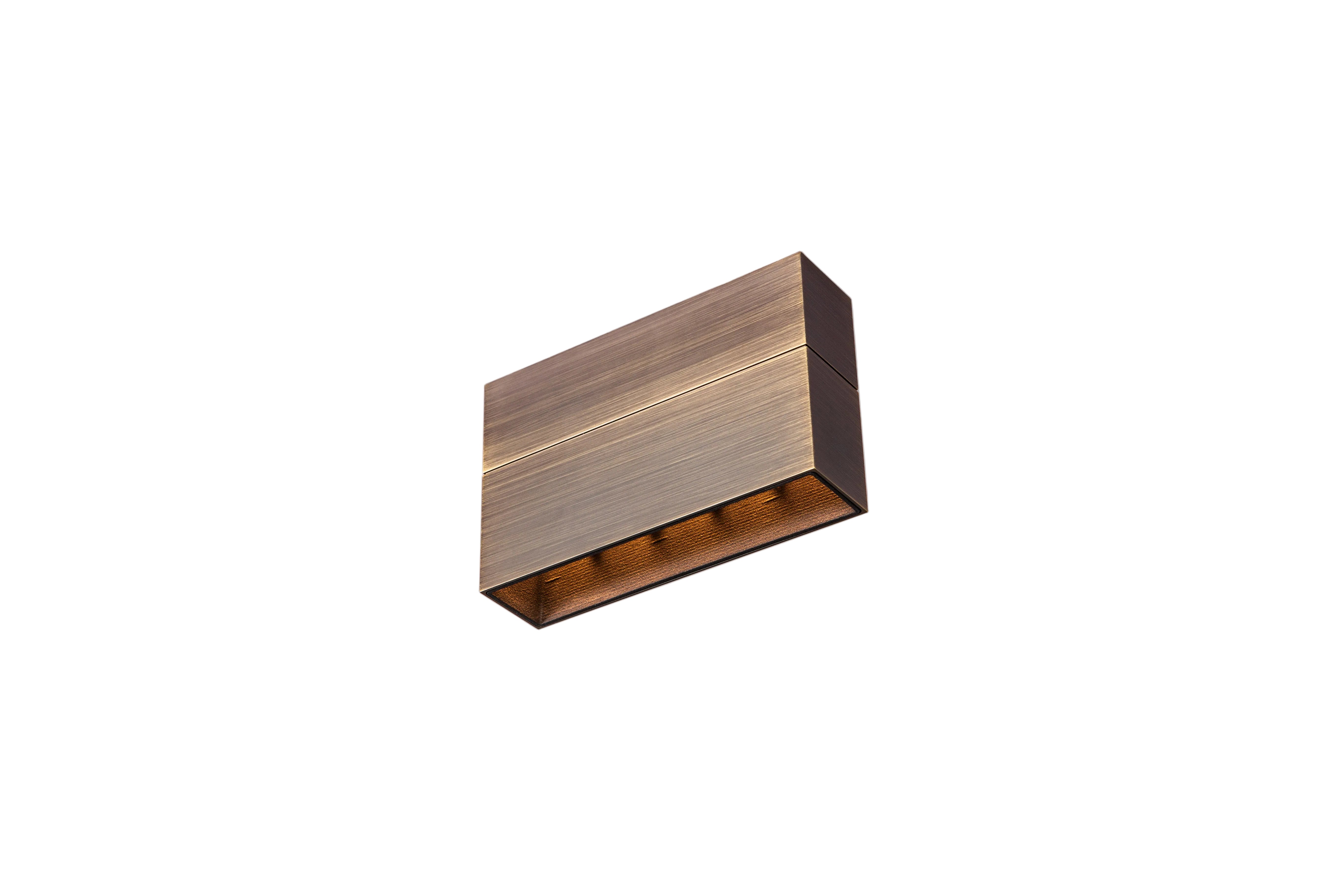 BRIDGE Rectangular spot bronze