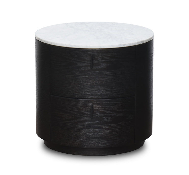 ALDO Nightstand White Marble