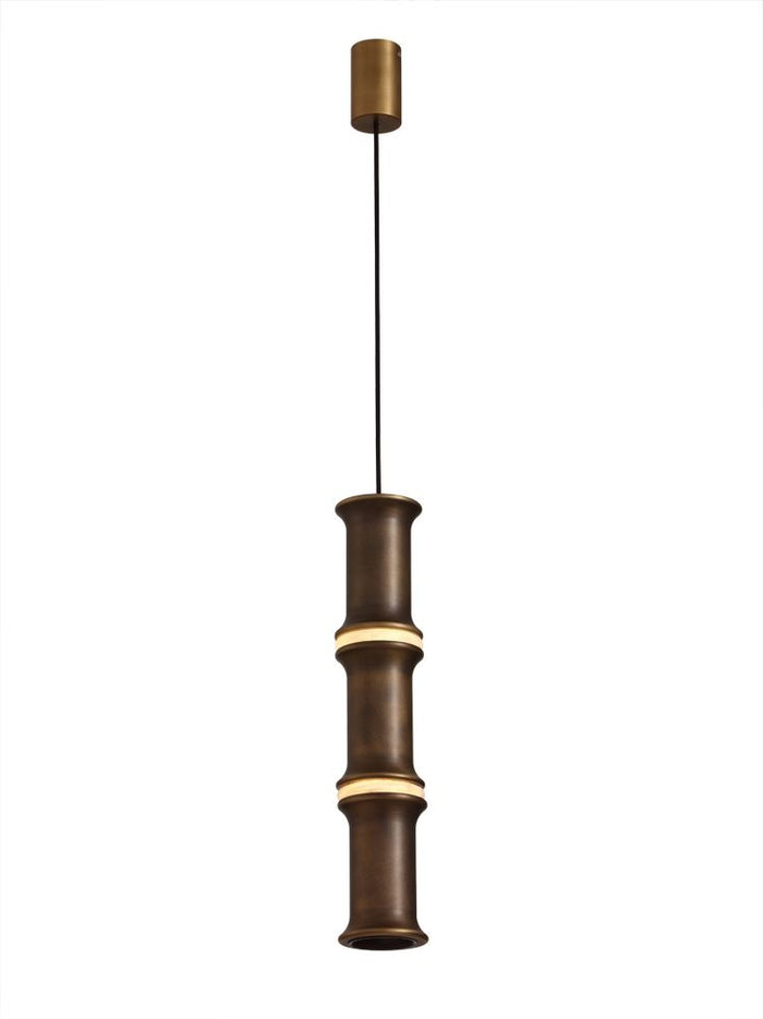 BAMBOO Lámpara colgante - Dos anillos