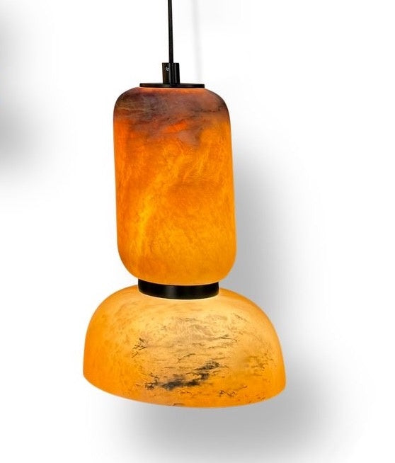 BELLE B Lámpara colgante de piedra de lava