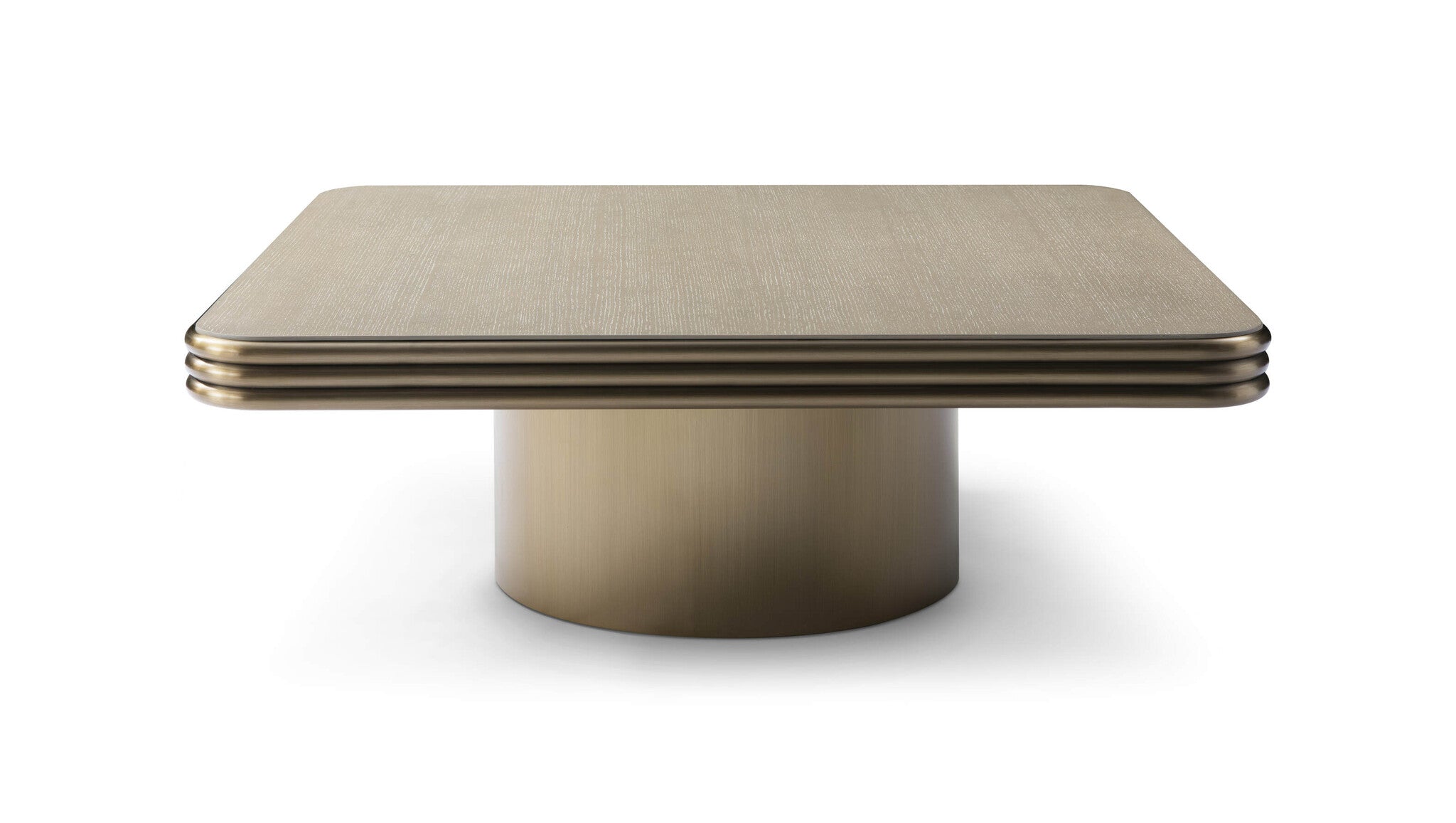LAZIO Coffee Table Square Bronze Bronze 120