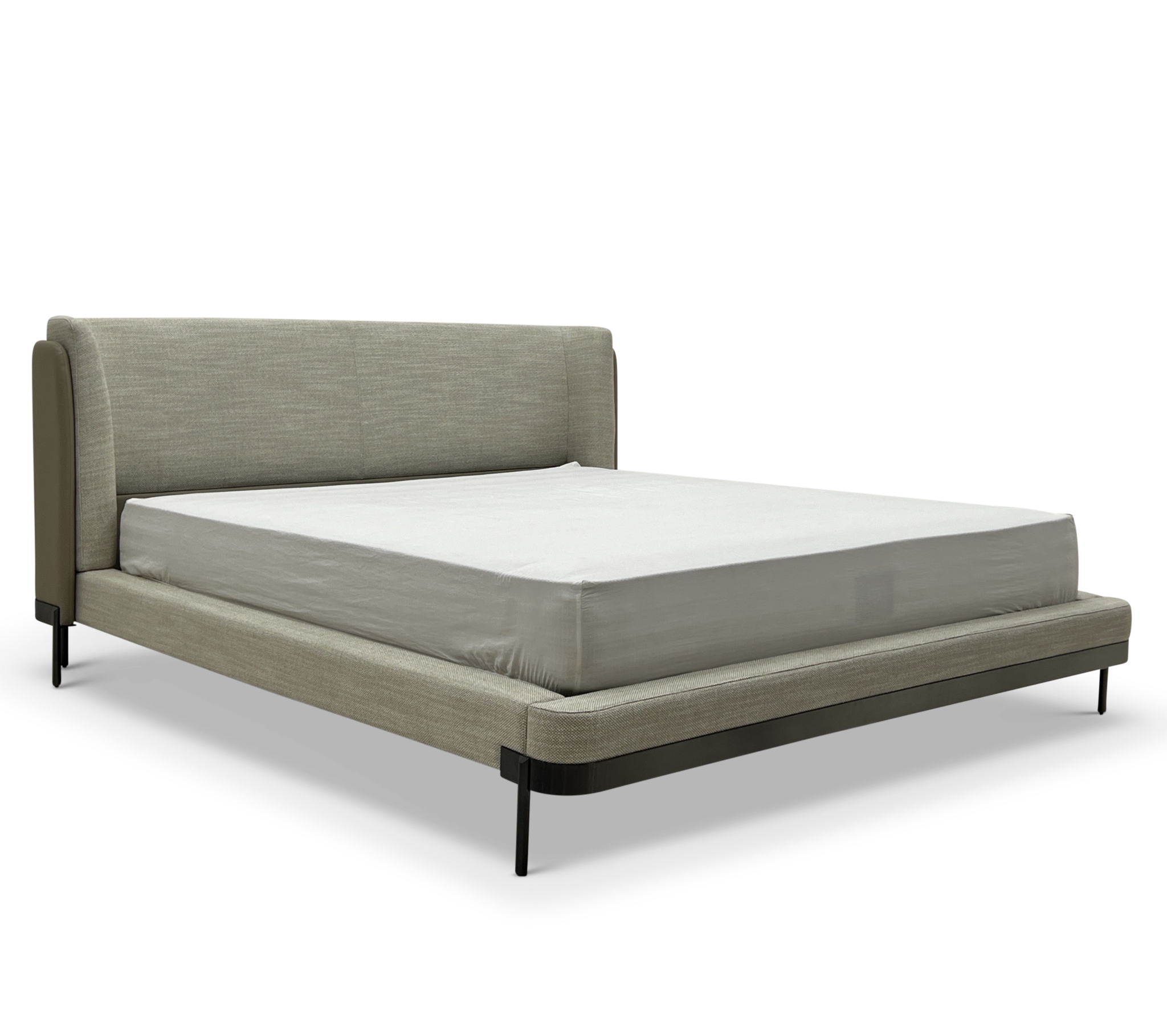 CALABRIA Bed Frame 180x210 Beige Taupe