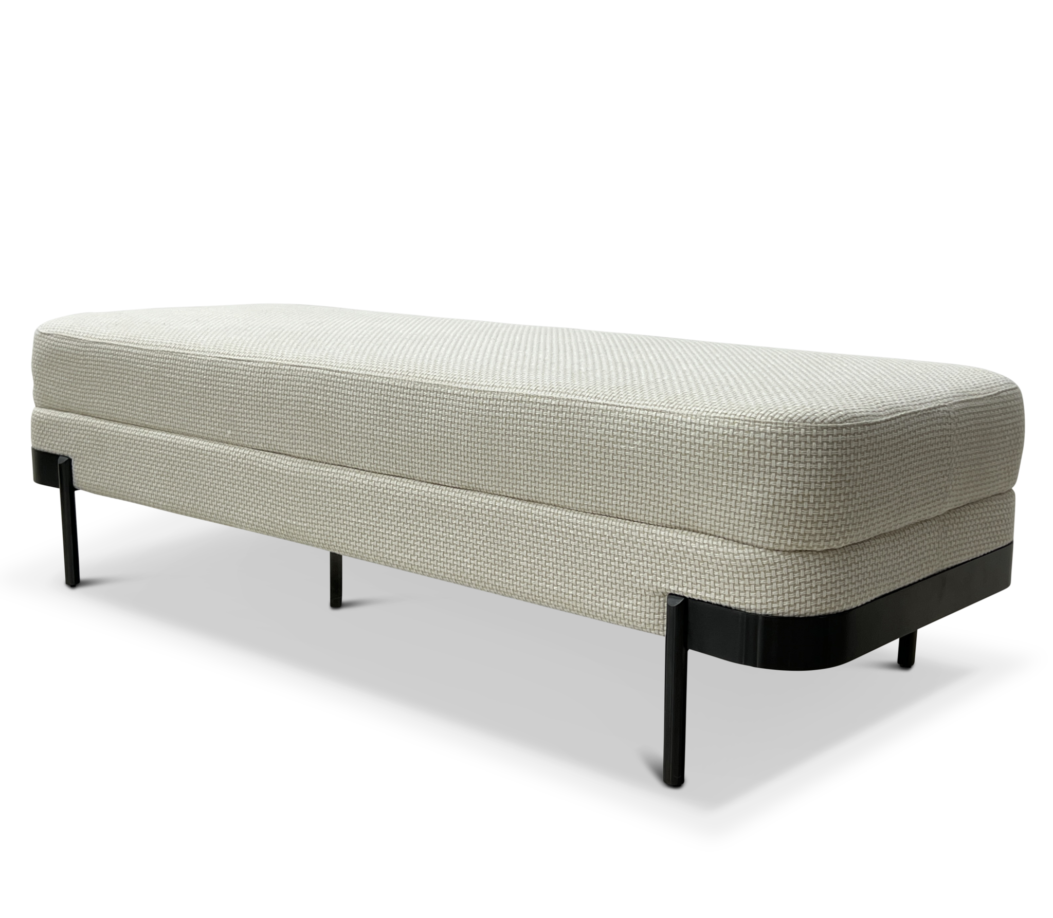 CATANIA Bench Beige White