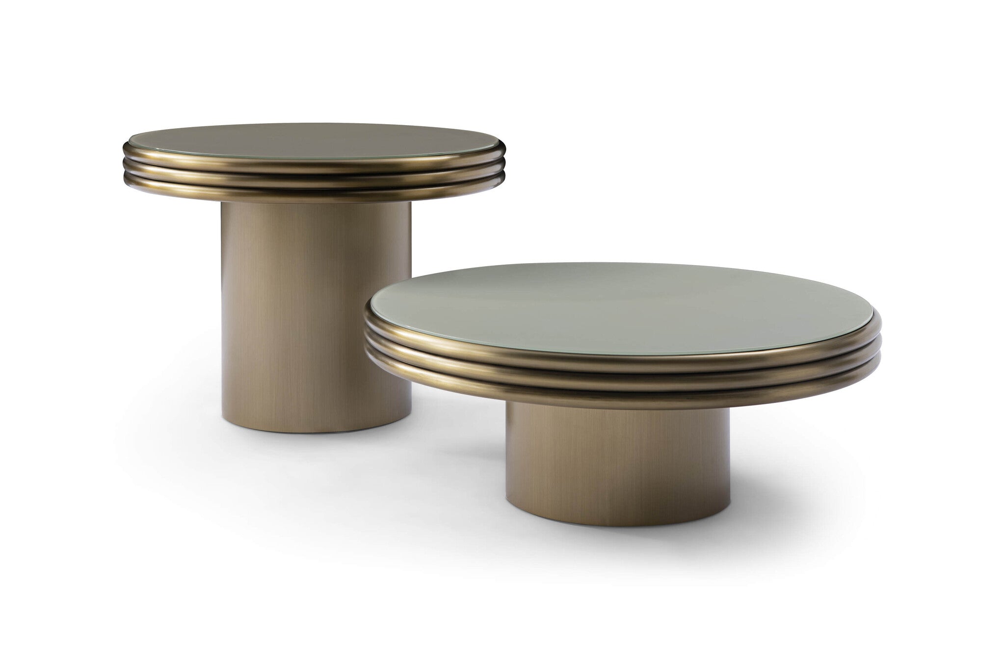 LAZIO Coffee Table Round Bronze High