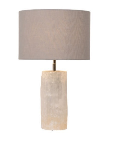 MINAS Table Lamp Selenite Stone